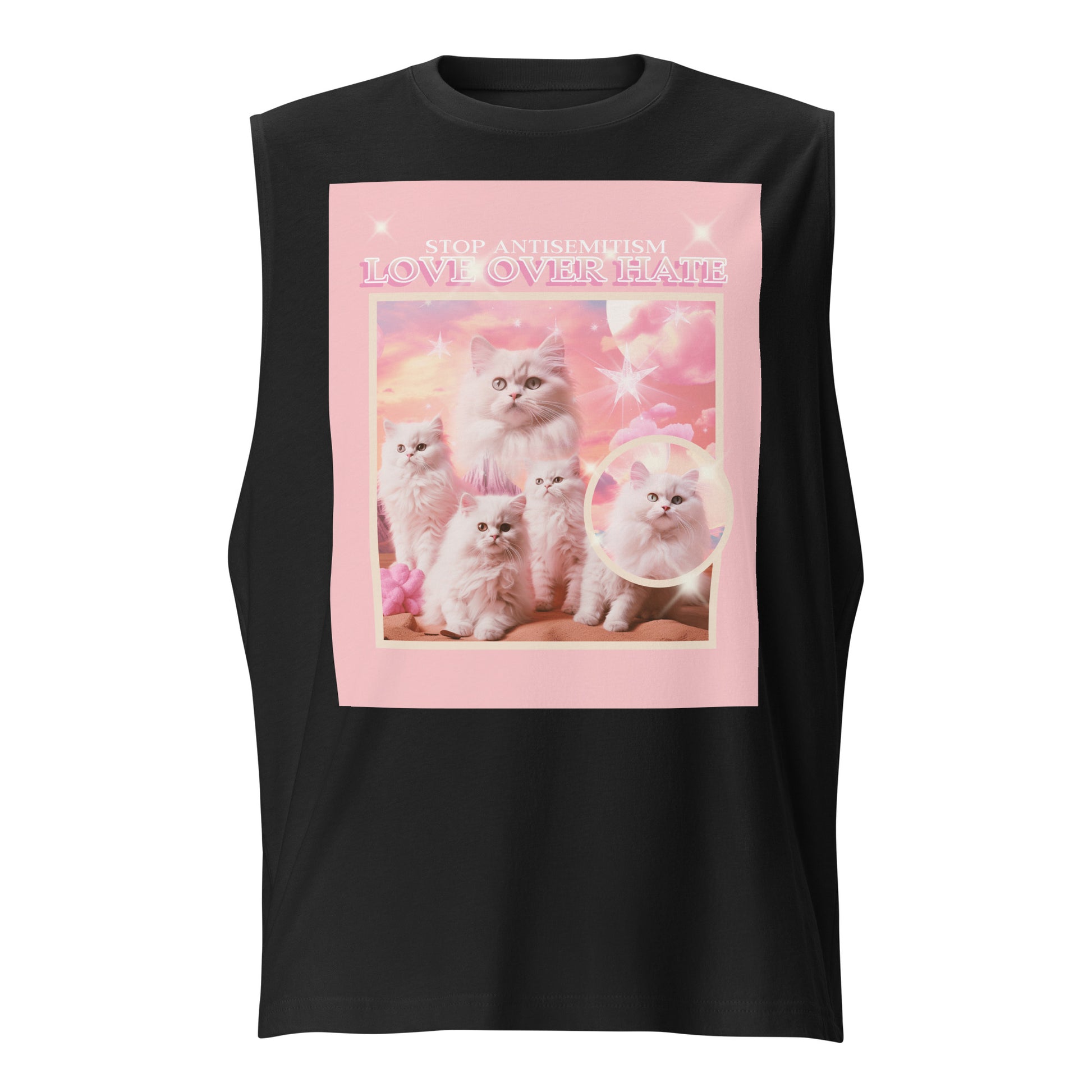 Sweet Cats | Antisemitism | Unisex Muscle Tank Top Jouparty
