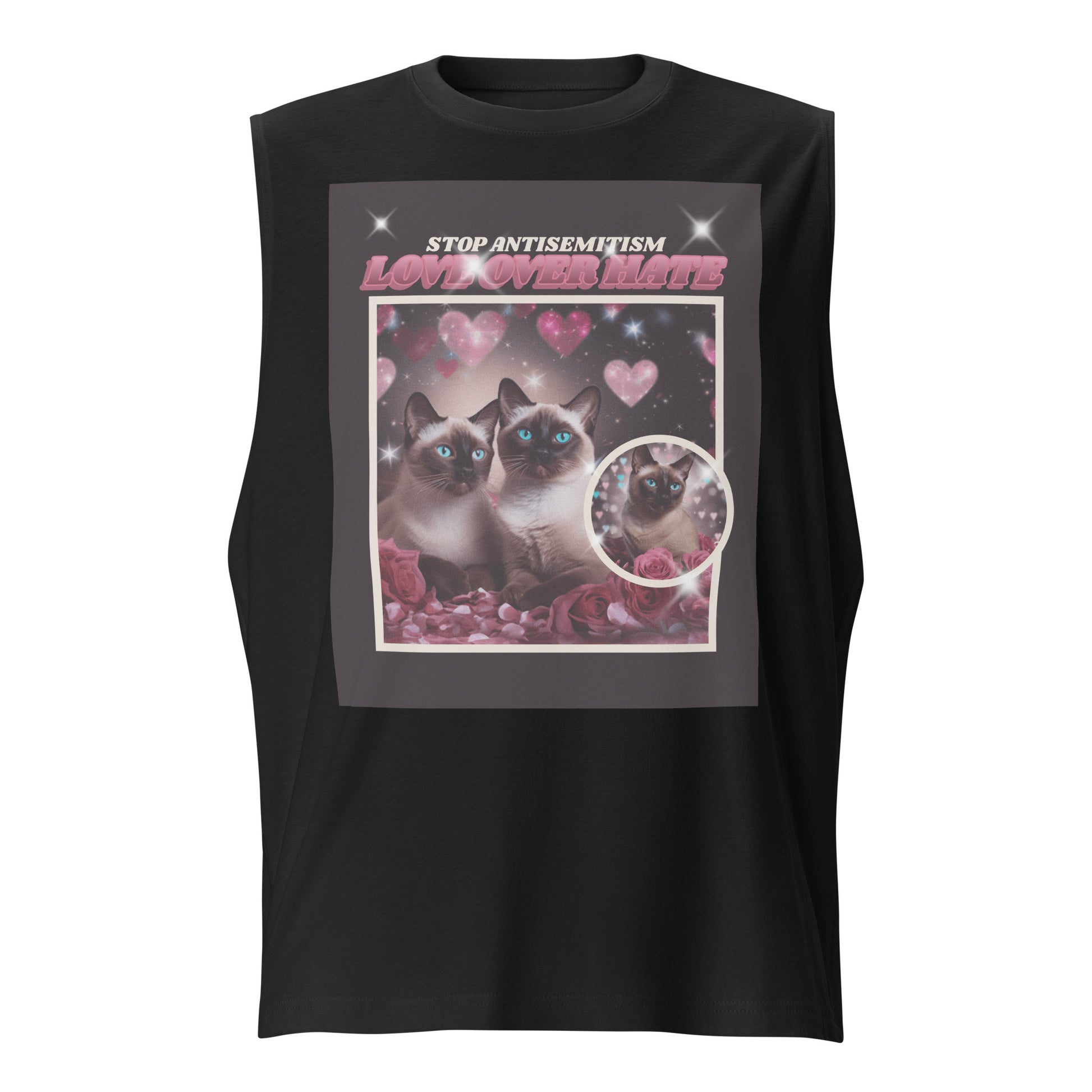 Sweet Cats | Antisemitism | Unisex Muscle Tank Top