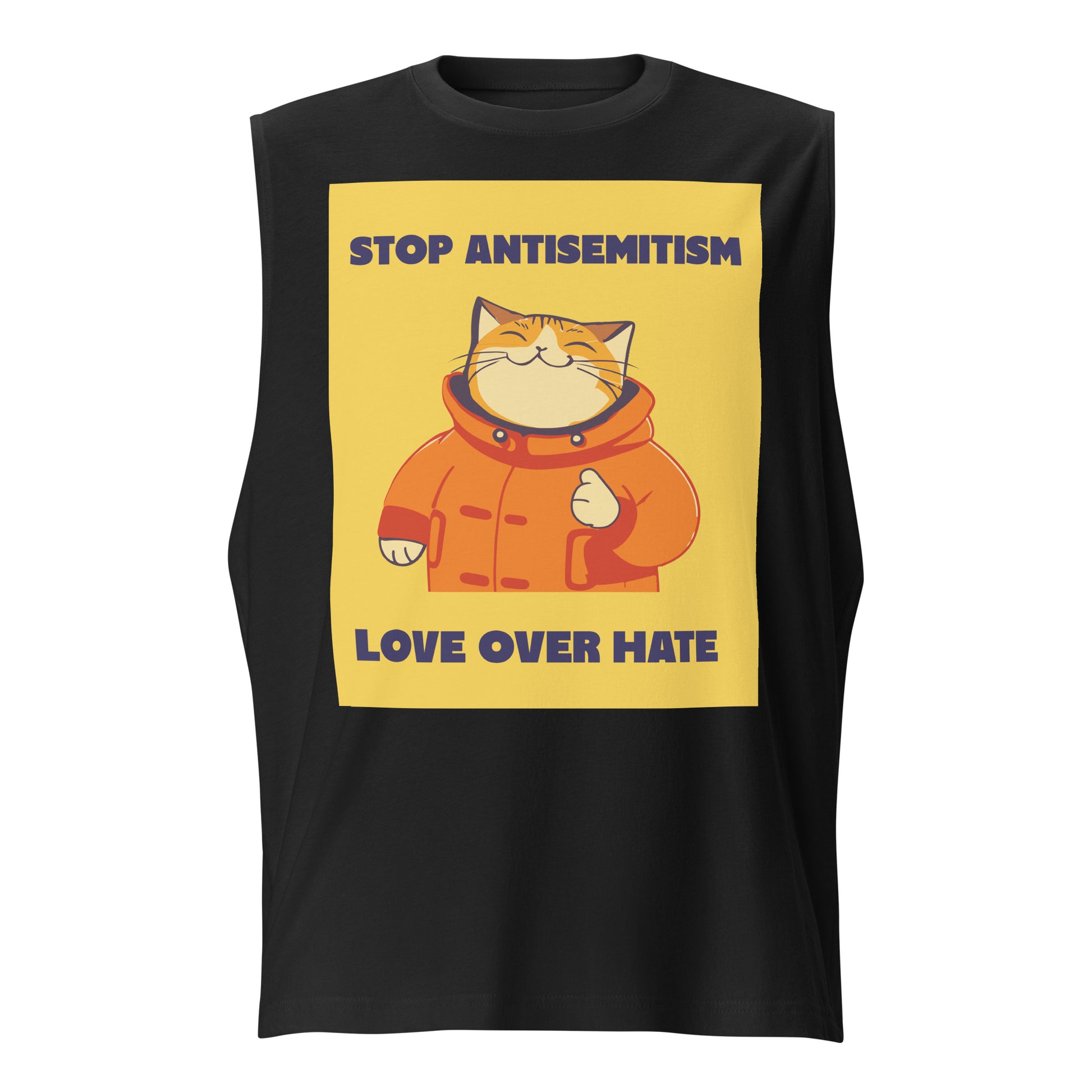 Sweet Cats | Antisemitism | Unisex Muscle Tank Top Jouparty