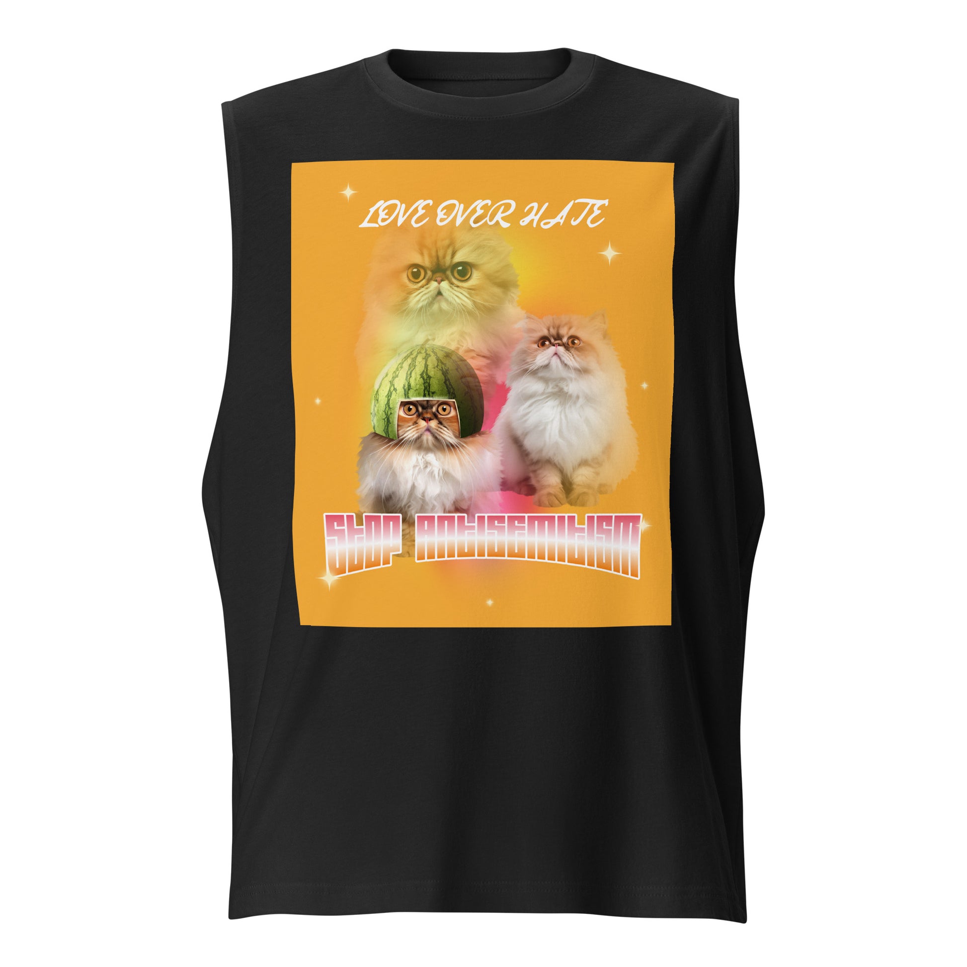 Sweet Cats | Antisemitism | Unisex Muscle Tank Top Jouparty