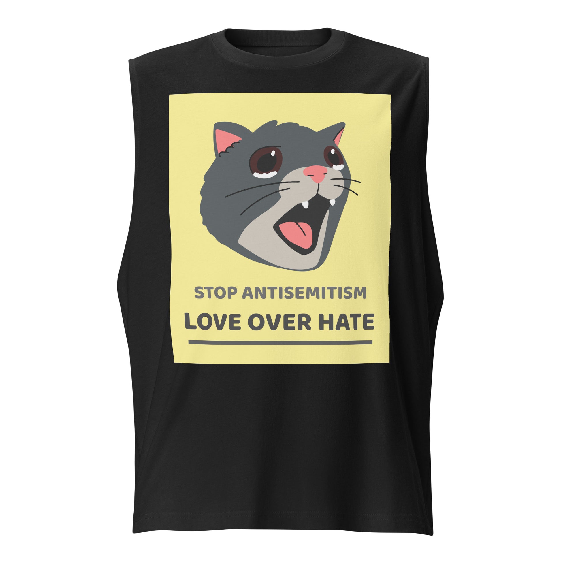 Sweet Cats | Antisemitism | Unisex Muscle Tank Top Jouparty