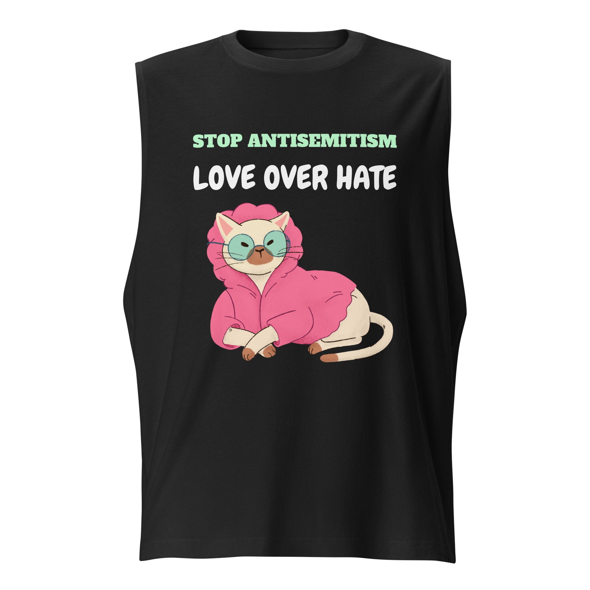 Sweet Cats | Antisemitism | Unisex Muscle Tank Top Jouparty