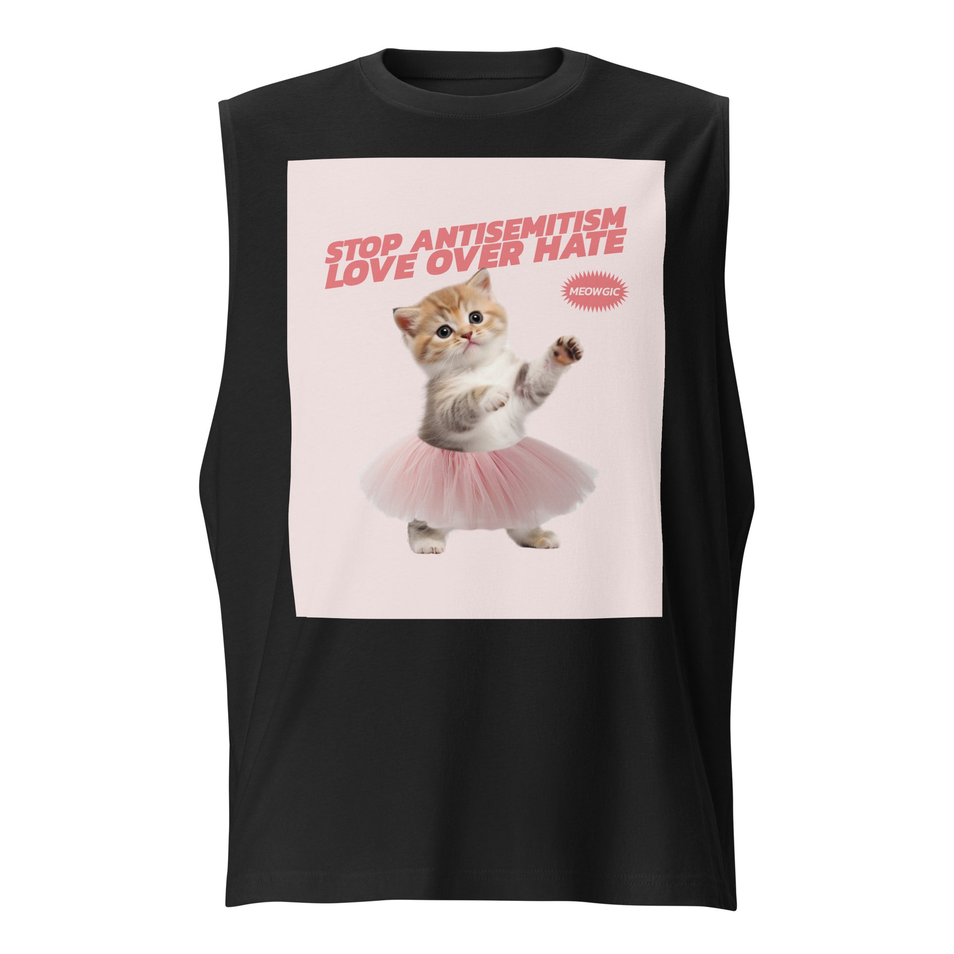 Sweet Cats | Antisemitism | Unisex Muscle Tank Top Jouparty