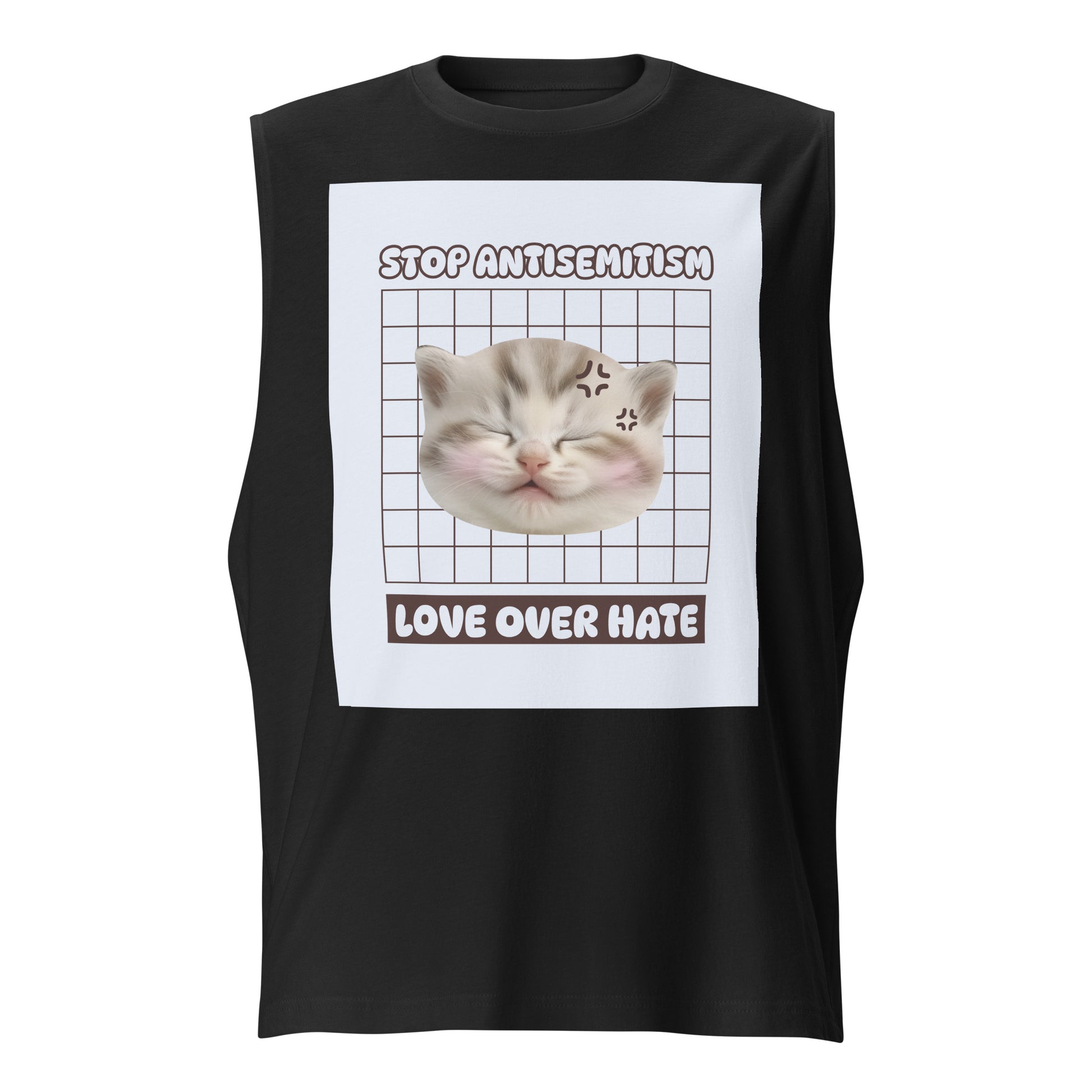 Sweet Cats | Antisemitism | Unisex Muscle Tank Top Jouparty