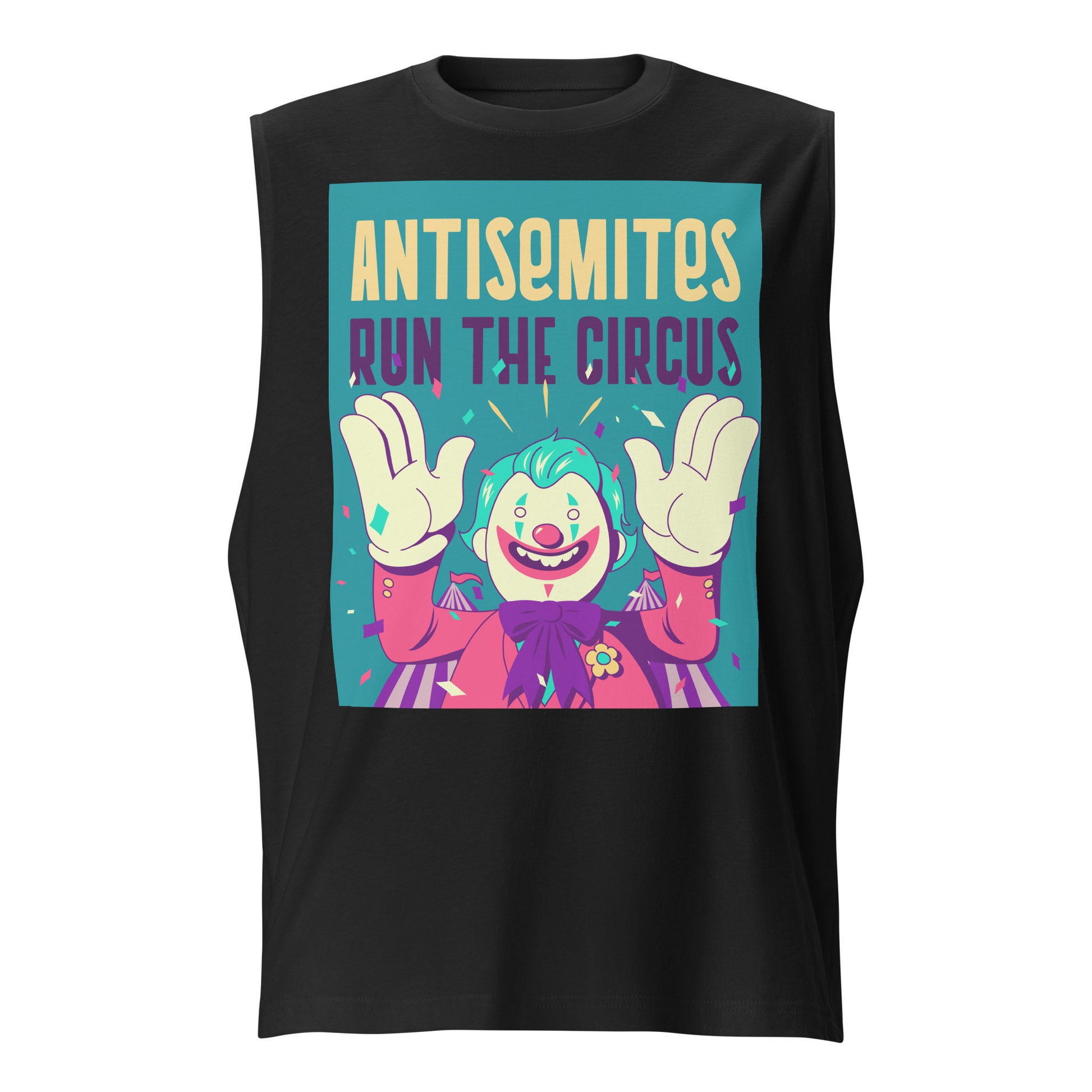 Antisemitic Clowns | Unisex Muscle Tank Top