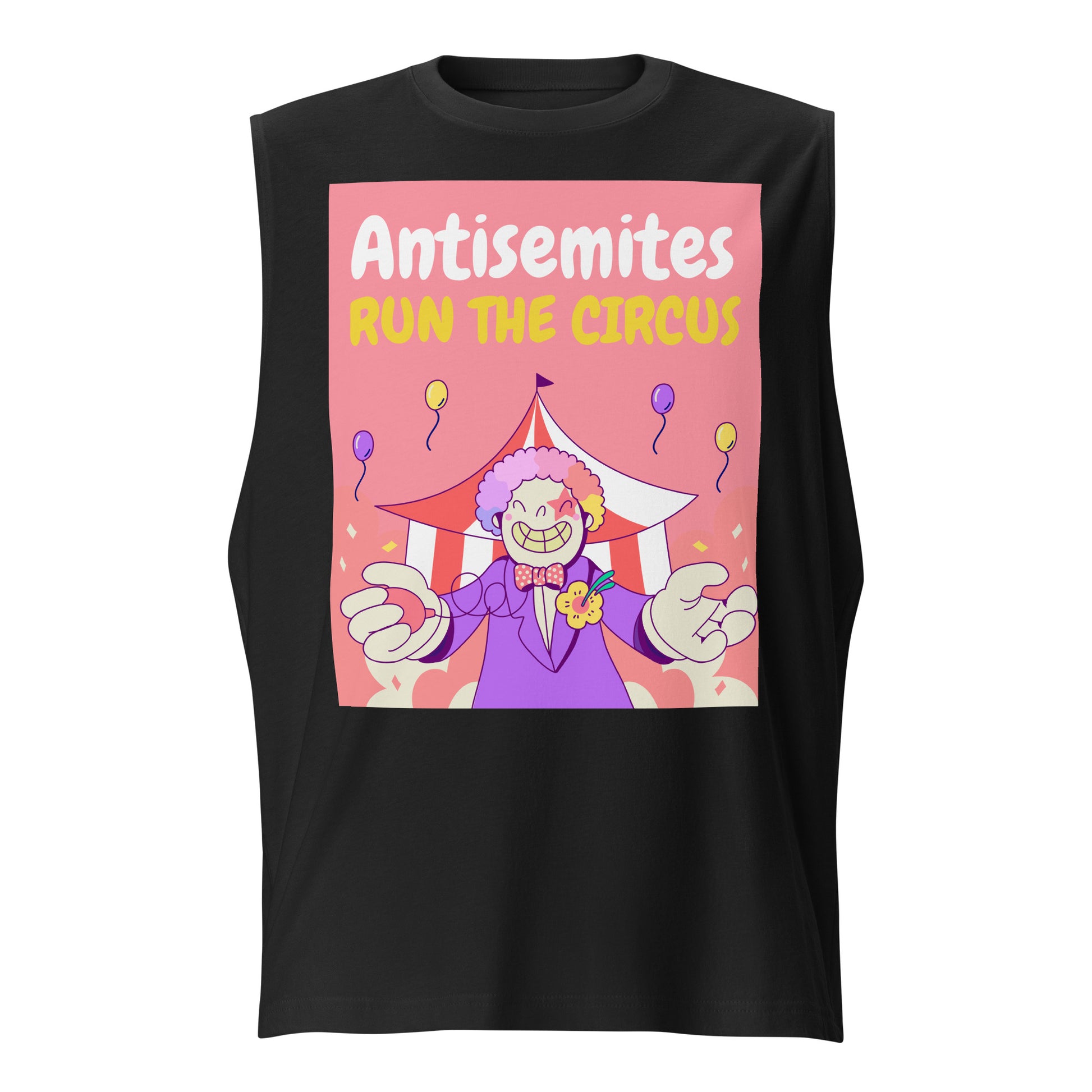 Antisemitic Clowns | Unisex Muscle Tank Top Jouparty