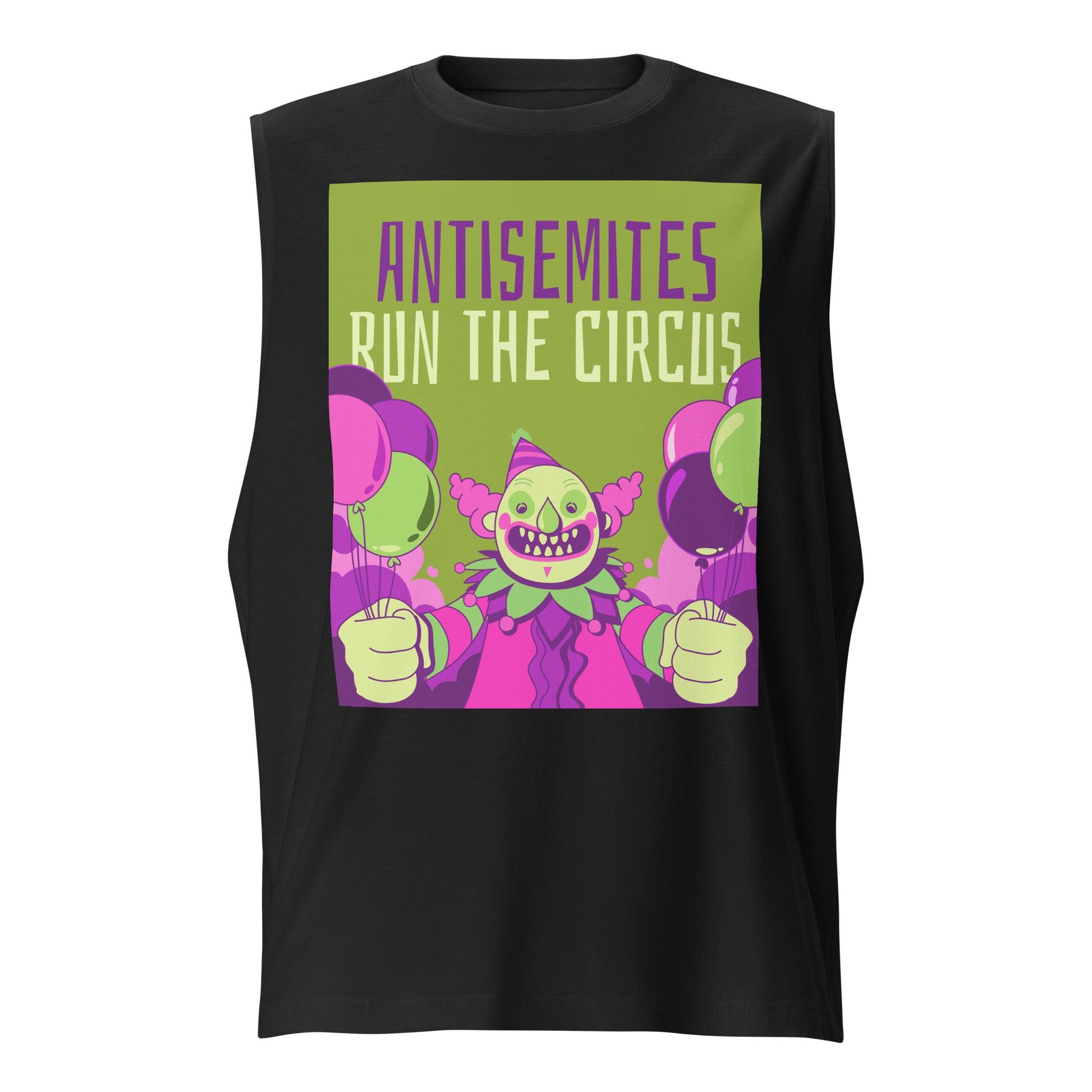 Antisemitic Clowns | Unisex Muscle Tank Top Jouparty