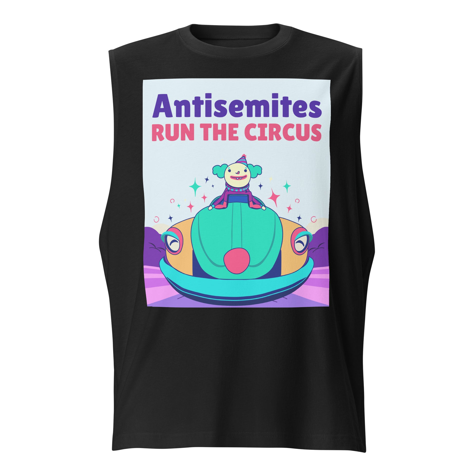 Antisemitic Clowns | Unisex Muscle Tank Top Jouparty