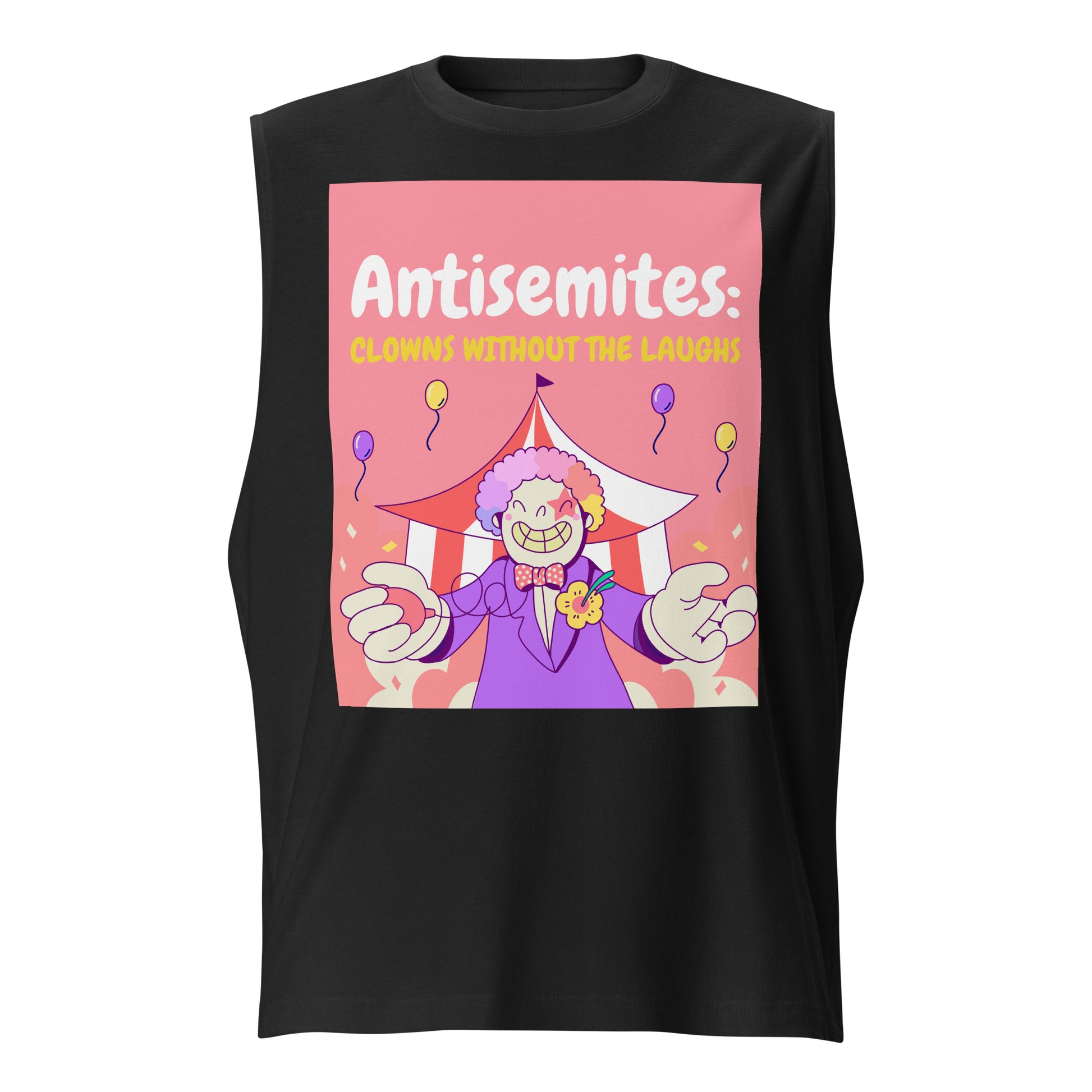Antisemitic Clowns | Unisex Muscle Tank Top