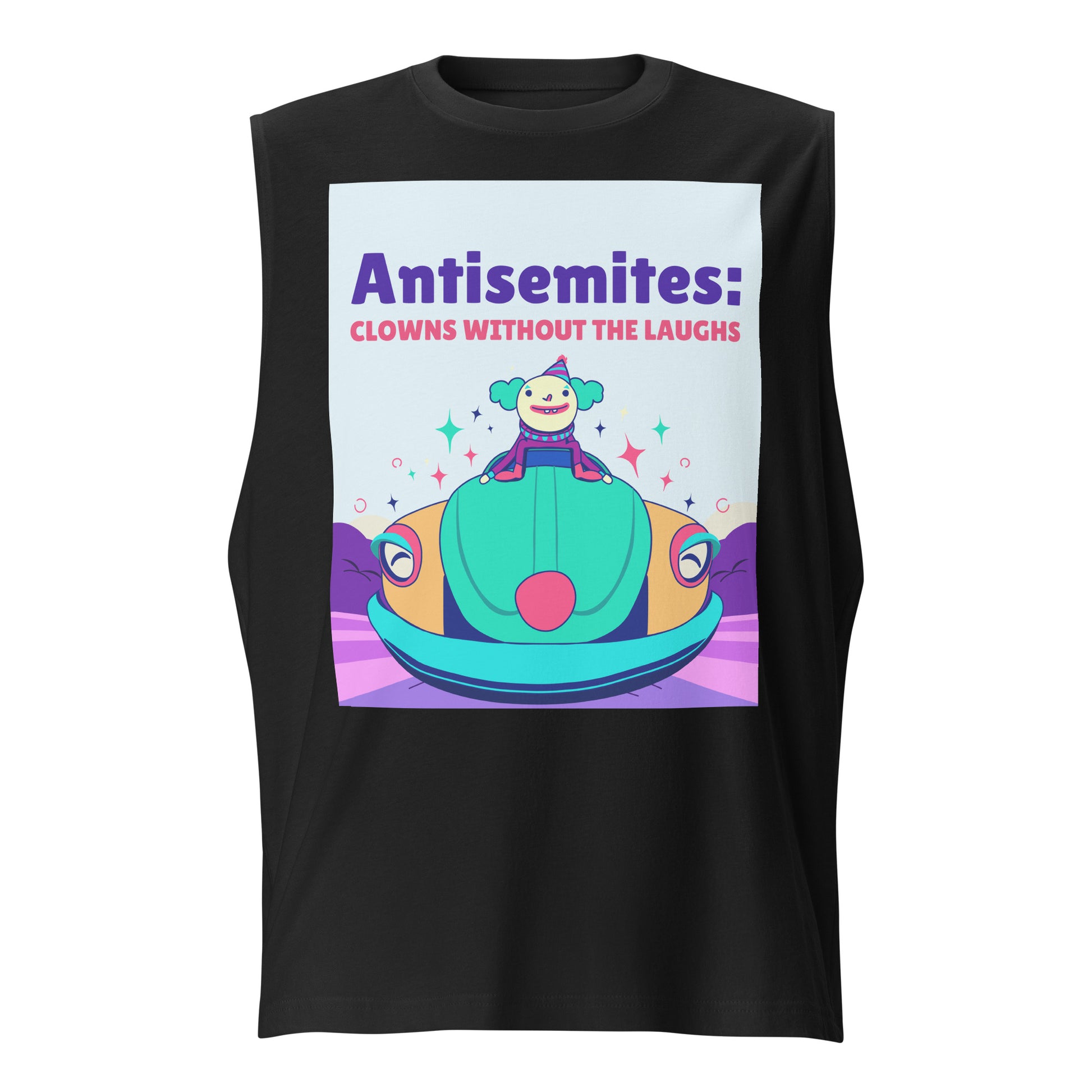 Antisemitic Clowns | Unisex Muscle Tank Top