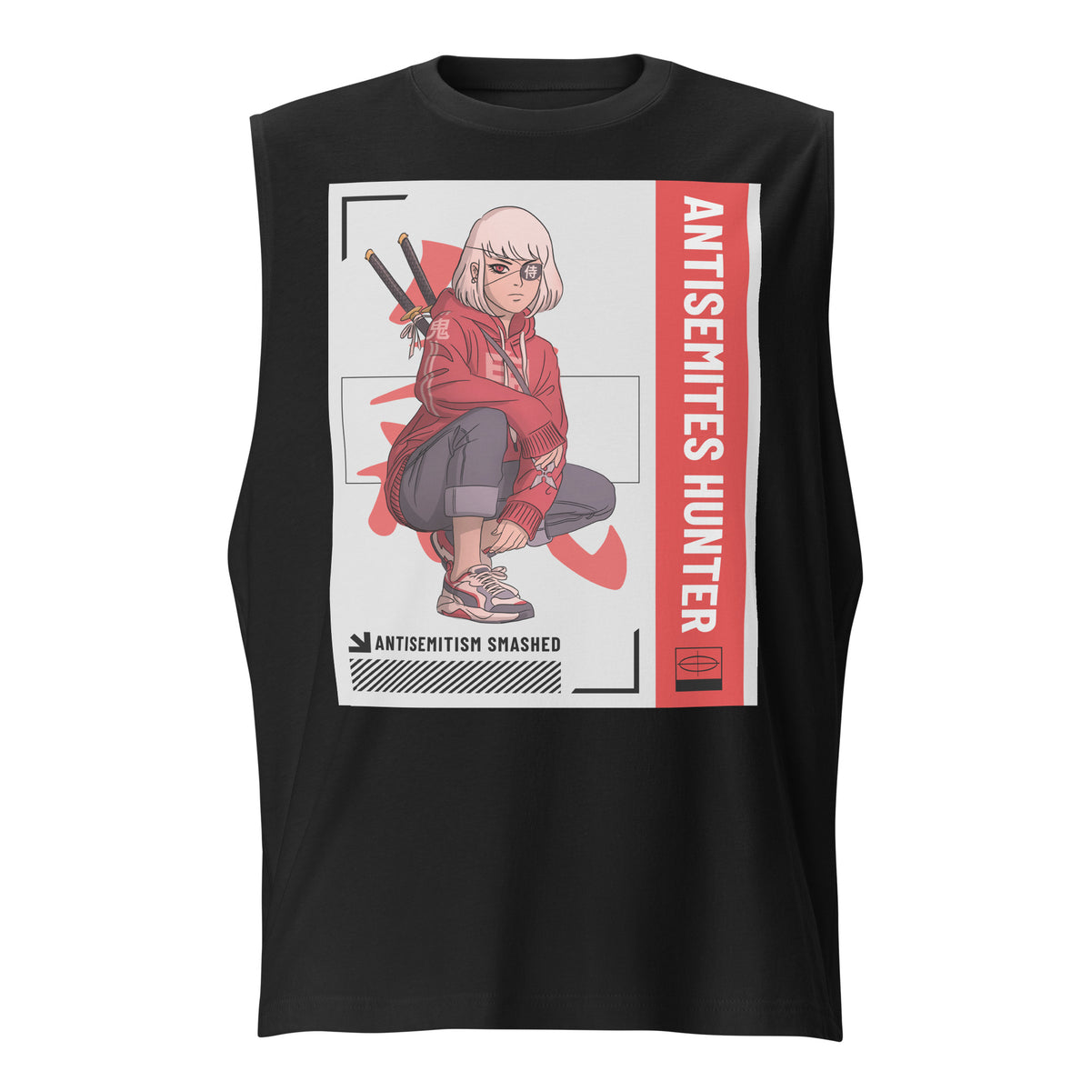 Antisemites Hunter | Unisex Muscle Tank Top Jouparty