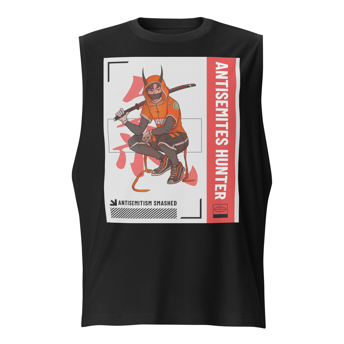 Antisemites Hunter | Unisex Muscle Tank Top Jouparty