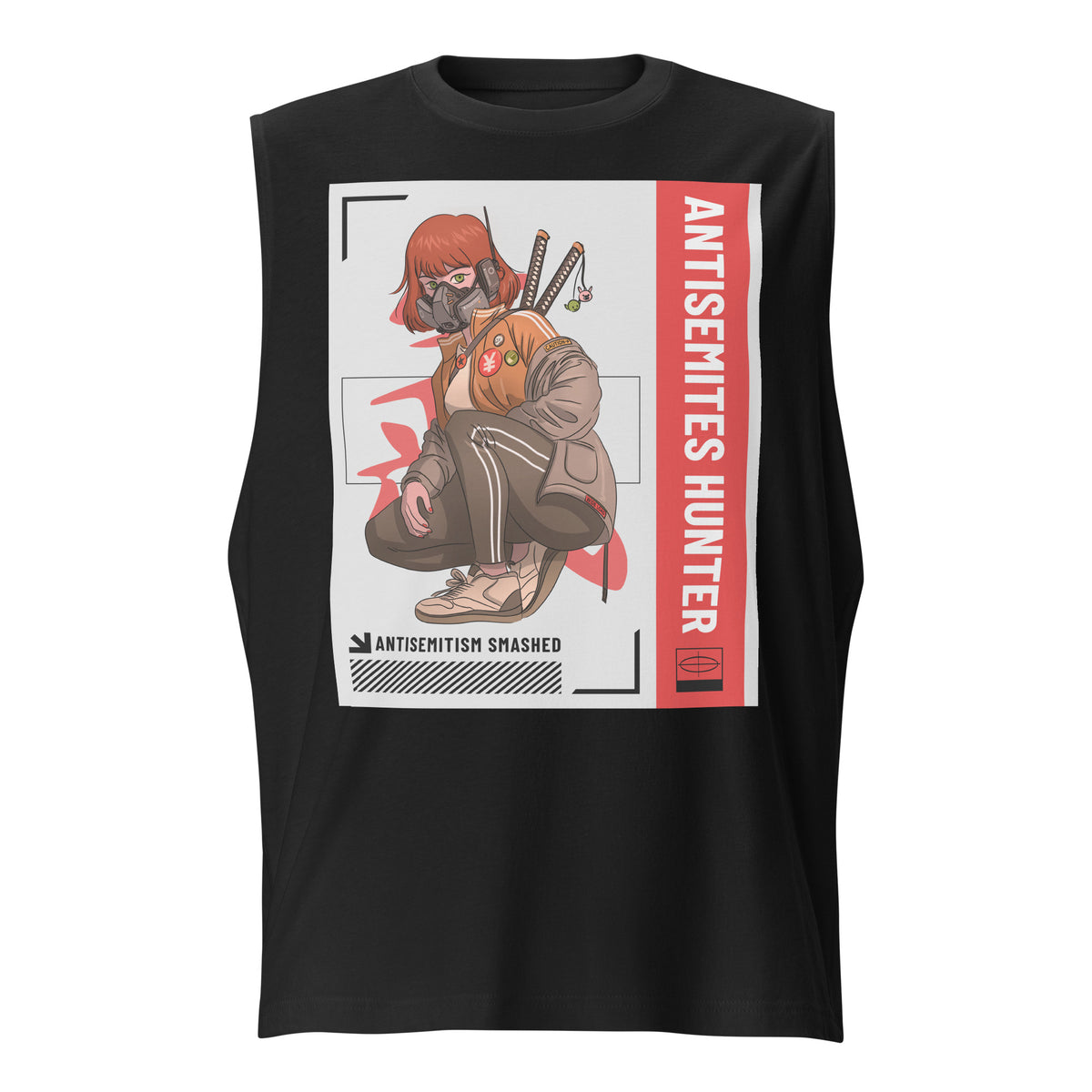Antisemites Hunter | Unisex Muscle Tank Top Jouparty