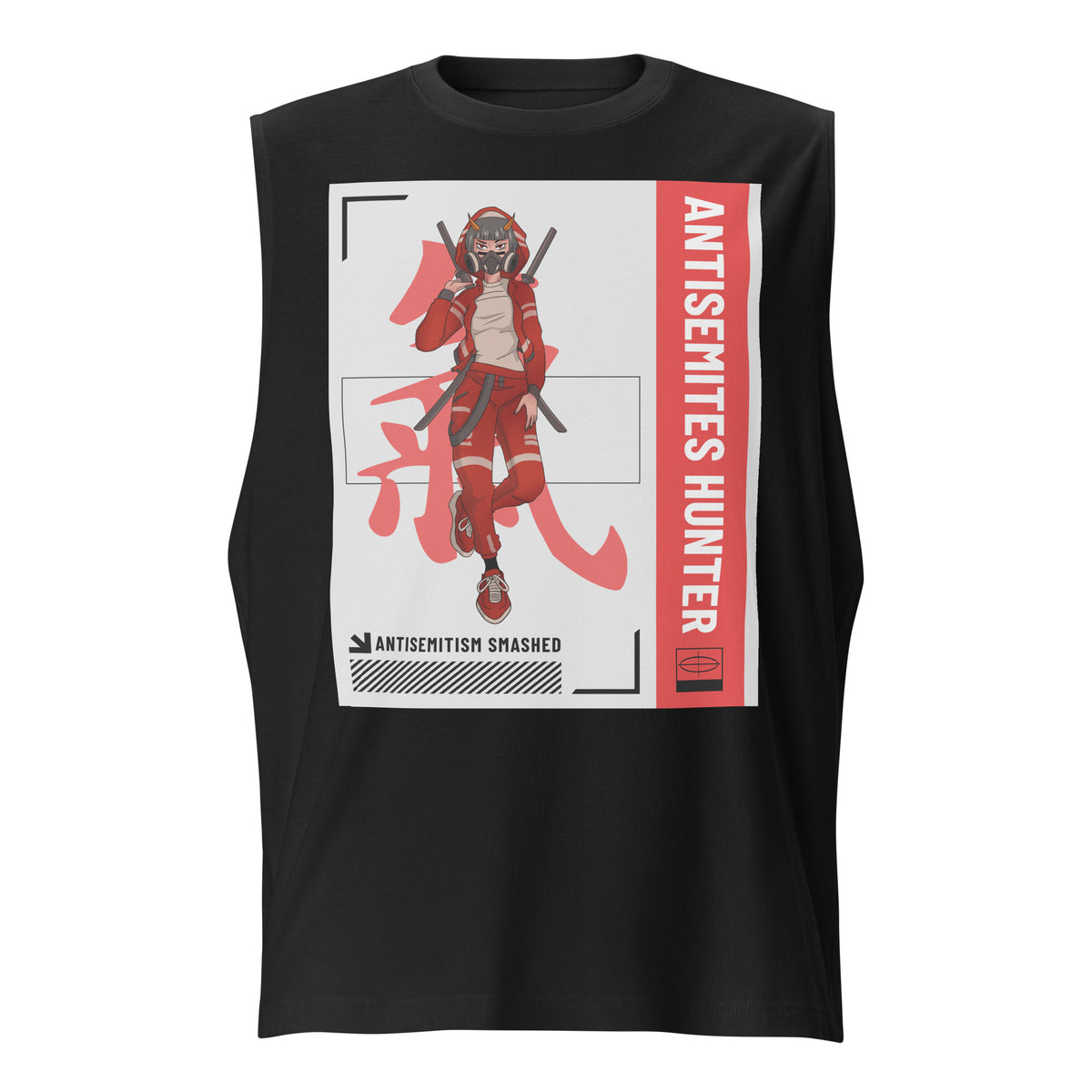 Antisemites Hunter | Unisex Muscle Tank Top Jouparty