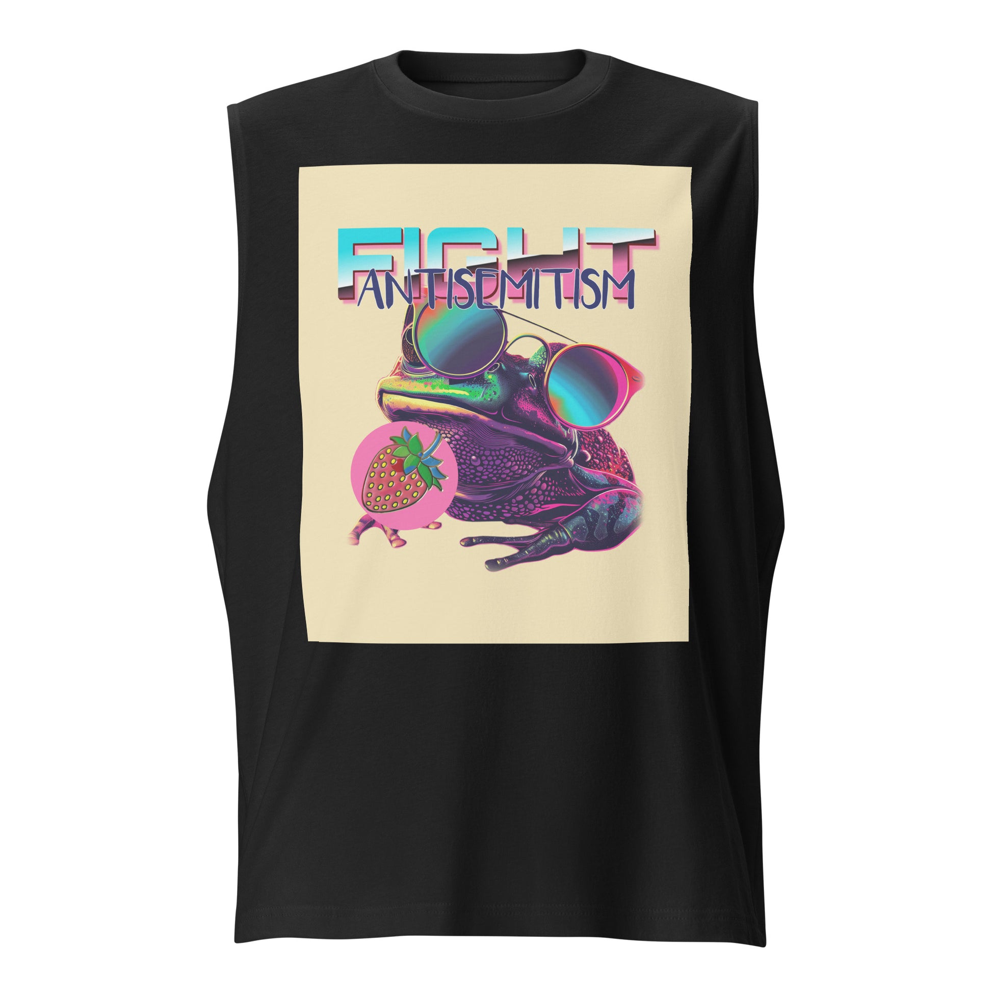 Retro Neon Animal | Unisex Muscle Tank Top