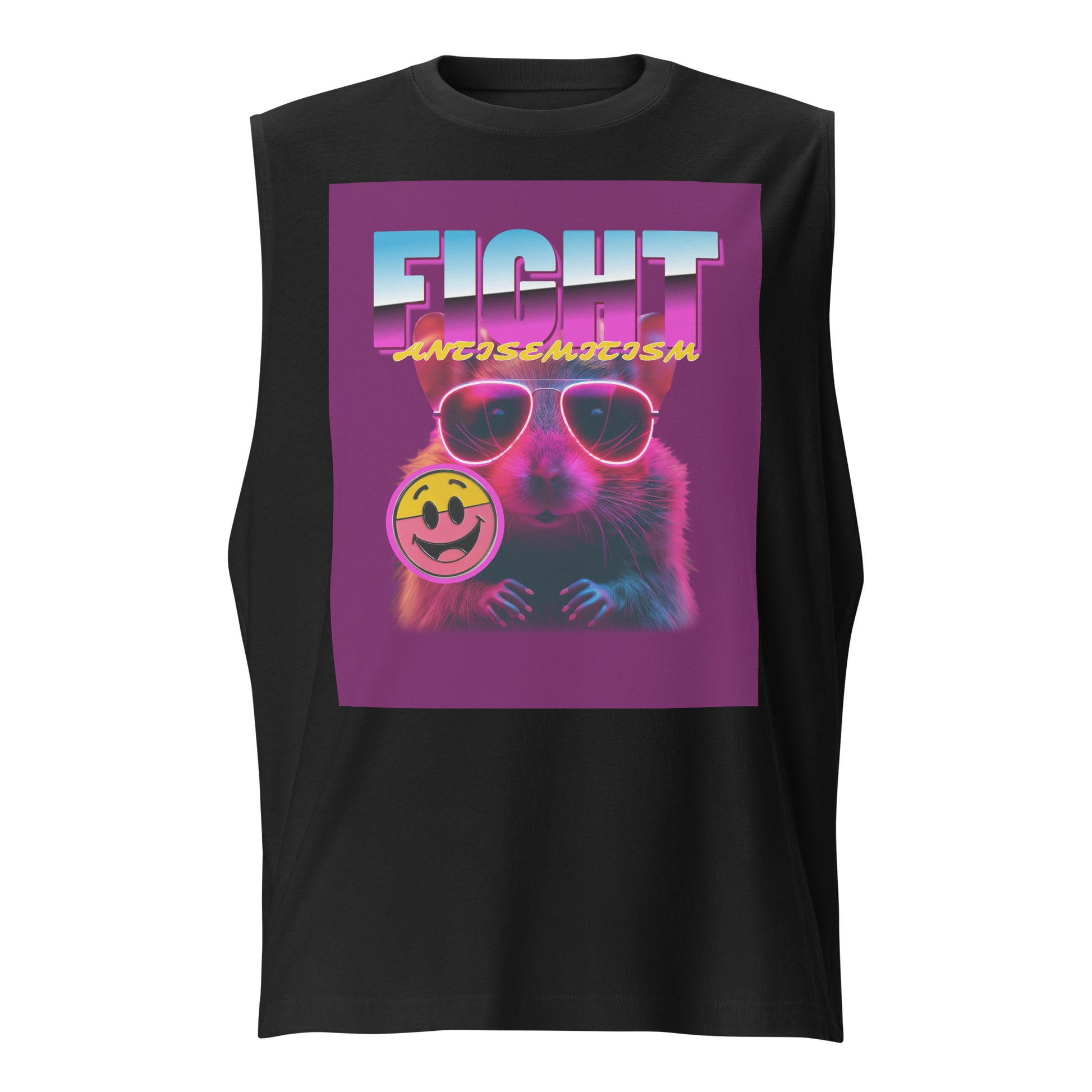Retro Neon Animal | Unisex Muscle Tank Top