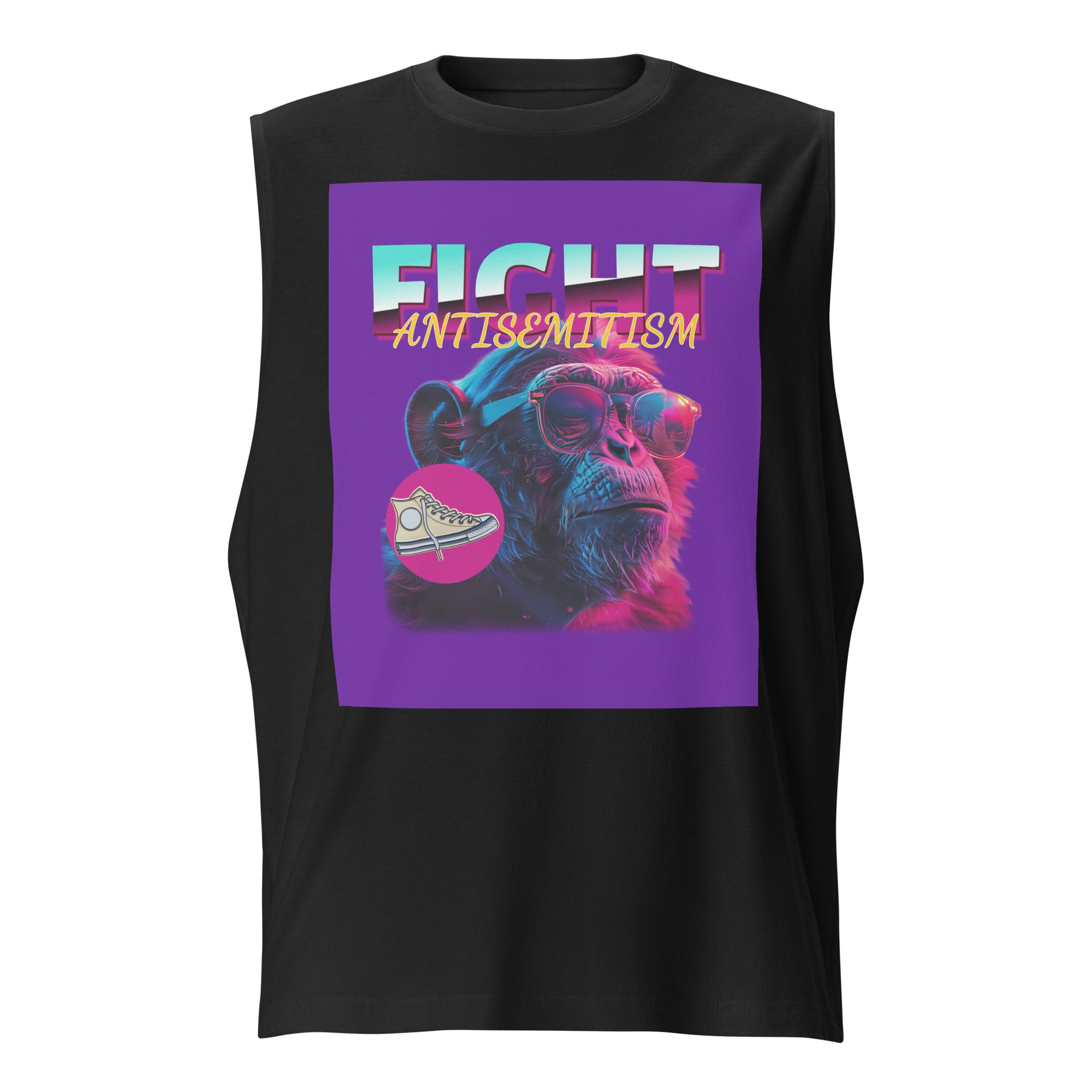 Retro Neon Animal | Unisex Muscle Tank Top