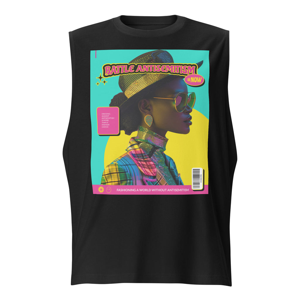 80's Fashion Trend | Battle Antisemitism | Unisex Muscle Tank Top Jouparty