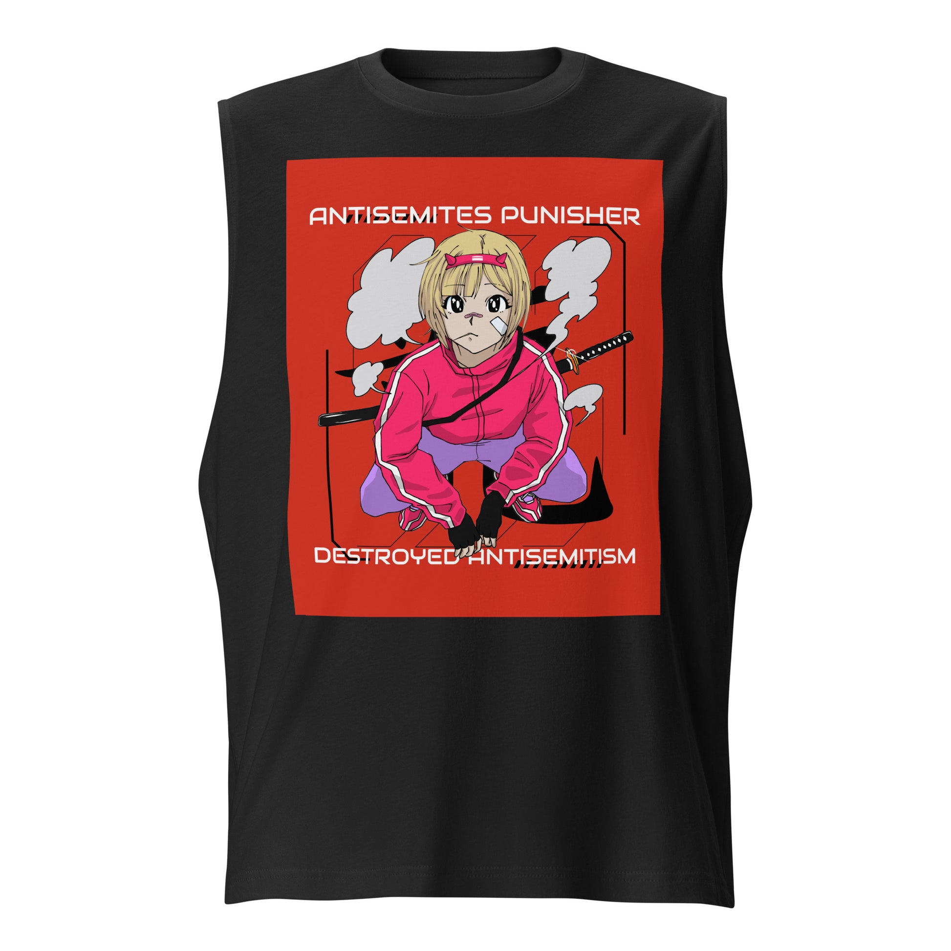 Antisemites Punisher | Unisex Muscle Tank Top