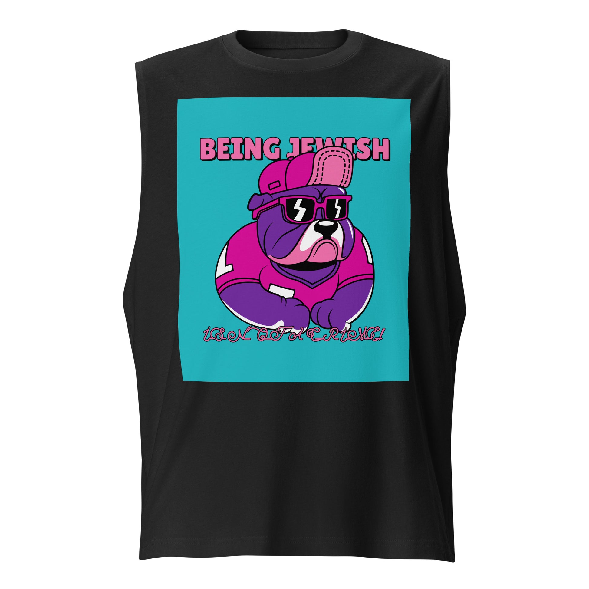 Streetart Graffiti Cartoon | Antisemitism | Unisex Muscle Tank Top Jouparty