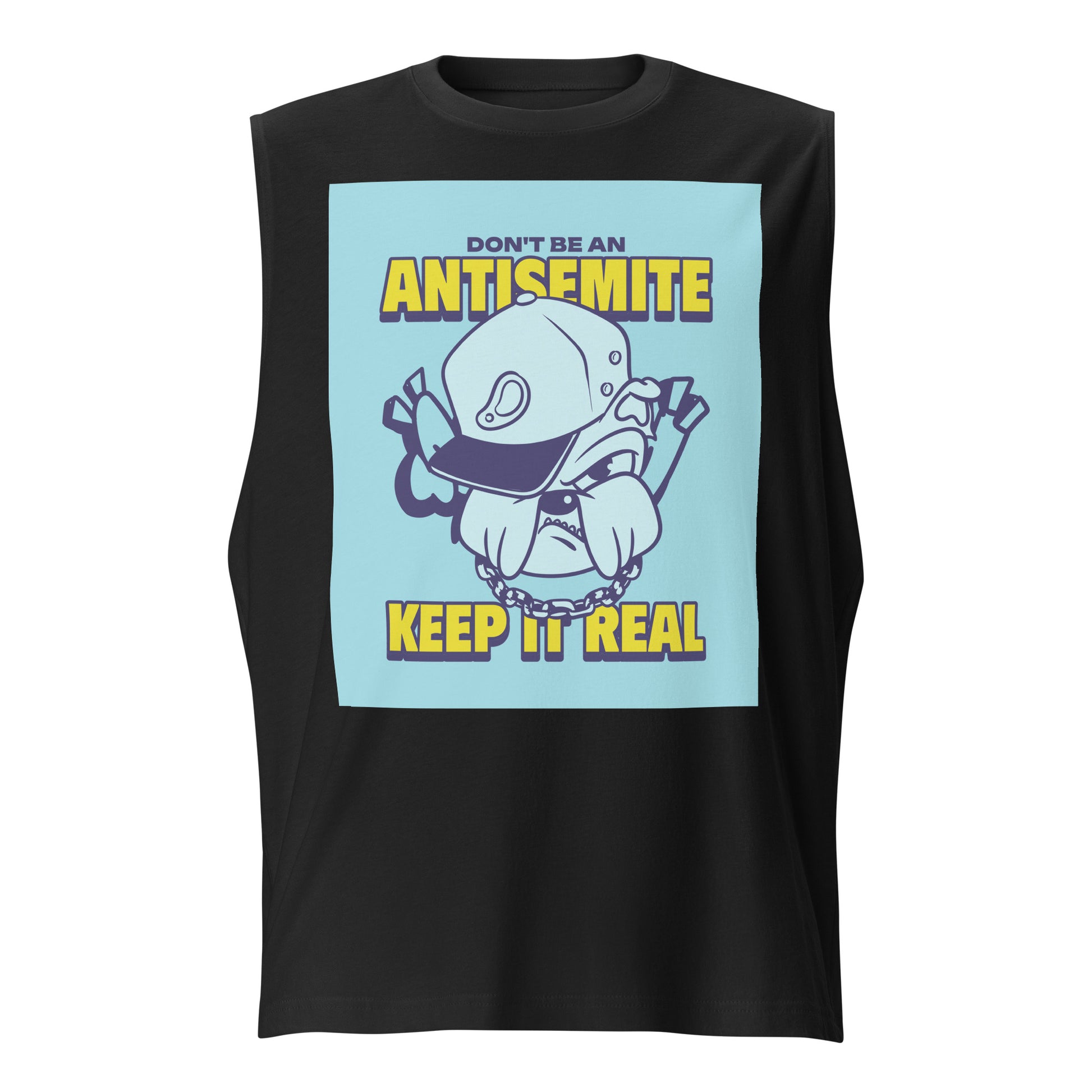 Streetart Graffiti Cartoon | Antisemitism | Unisex Muscle Tank Top Jouparty