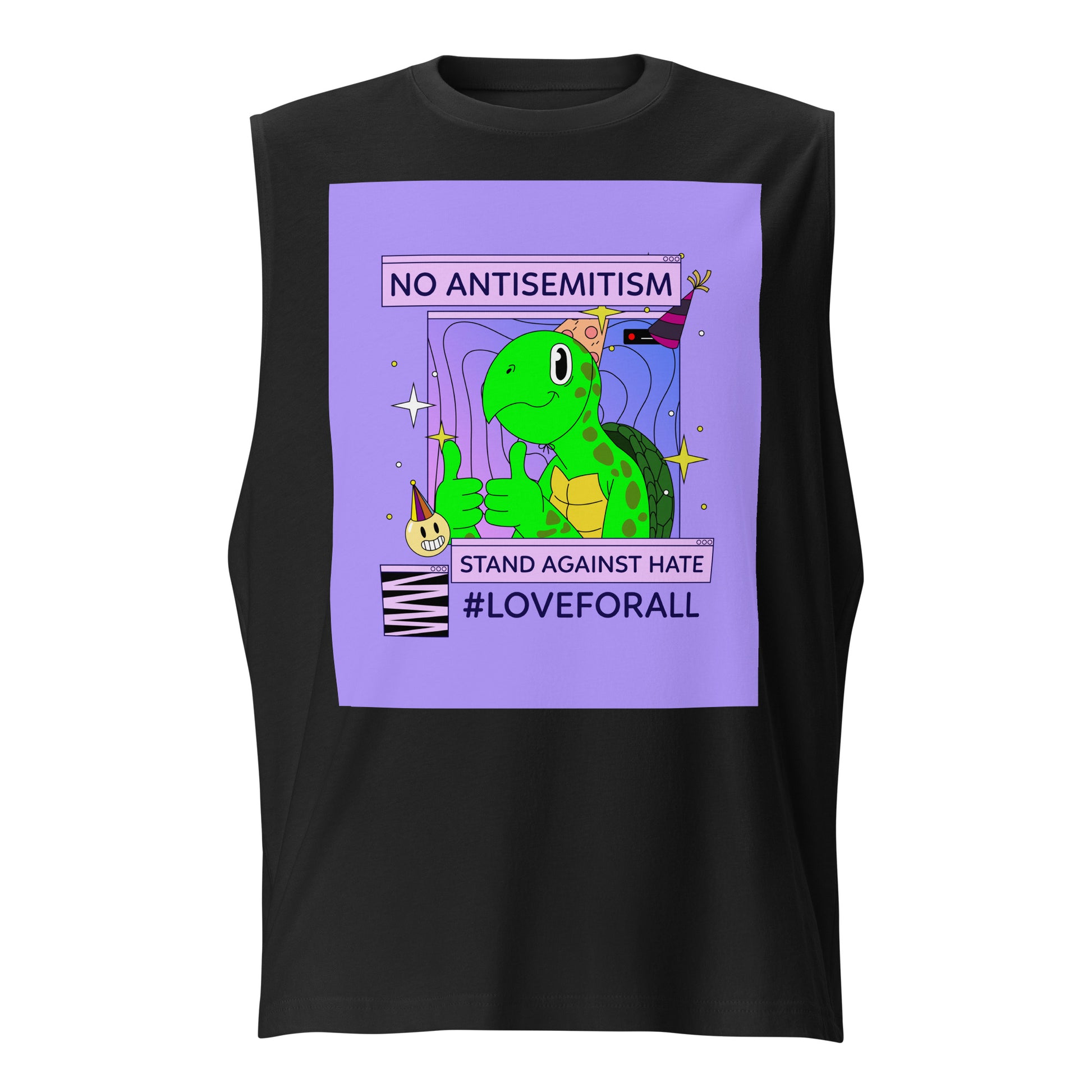 No Antisemitism Party | Unisex Muscle Tank Top