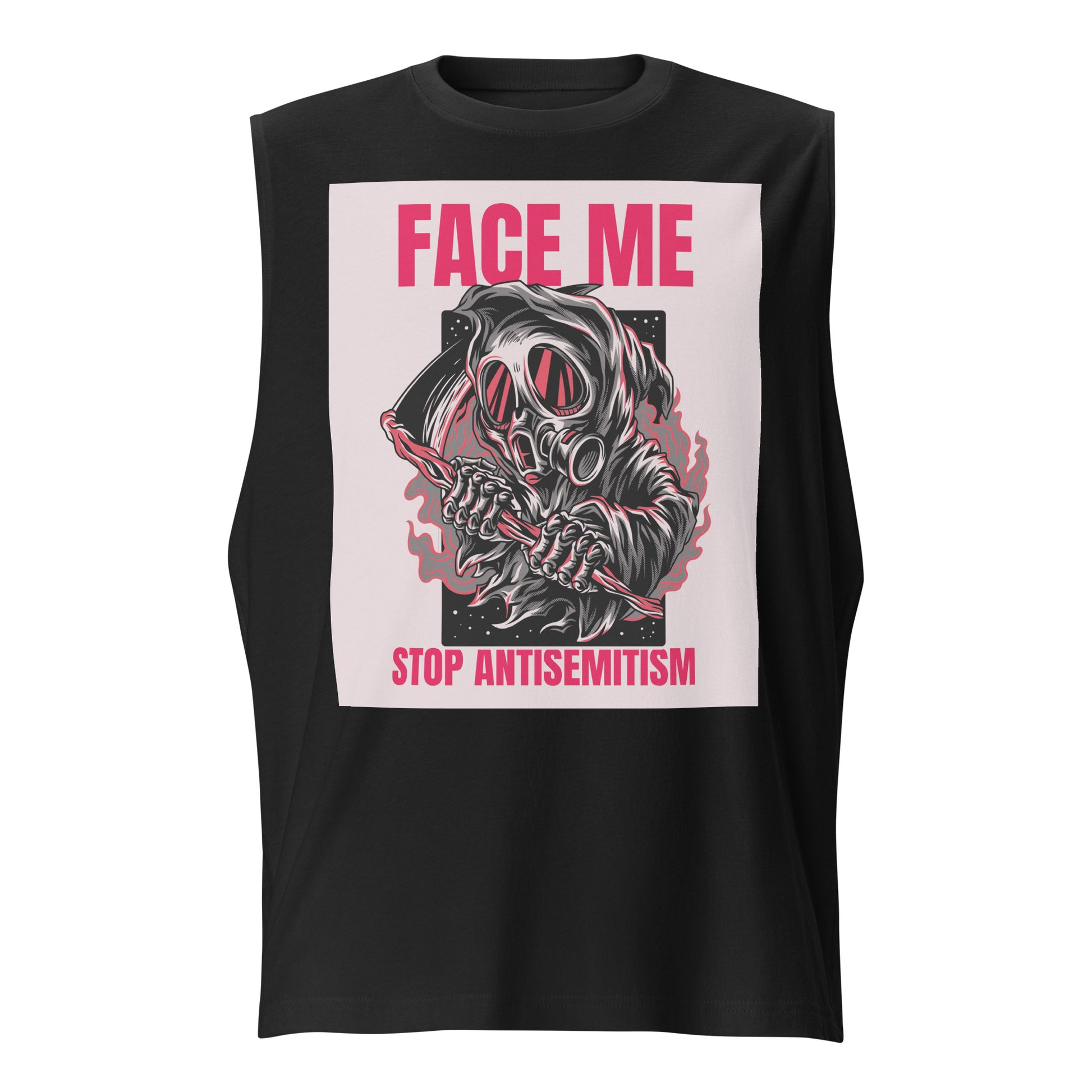 Facemask-Gangsta | Unisex Muscle Tank Top Jouparty