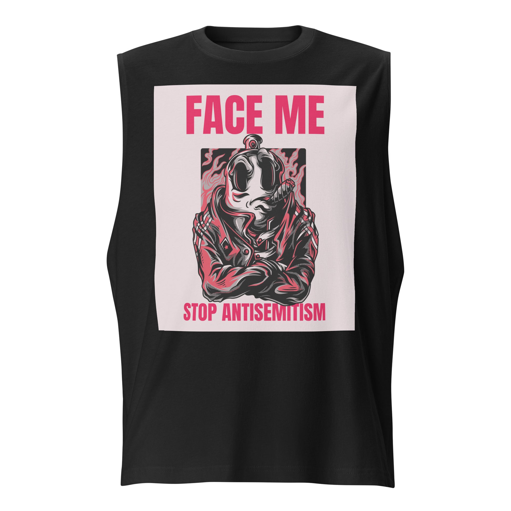 Facemask-Gangsta | Unisex Muscle Tank Top