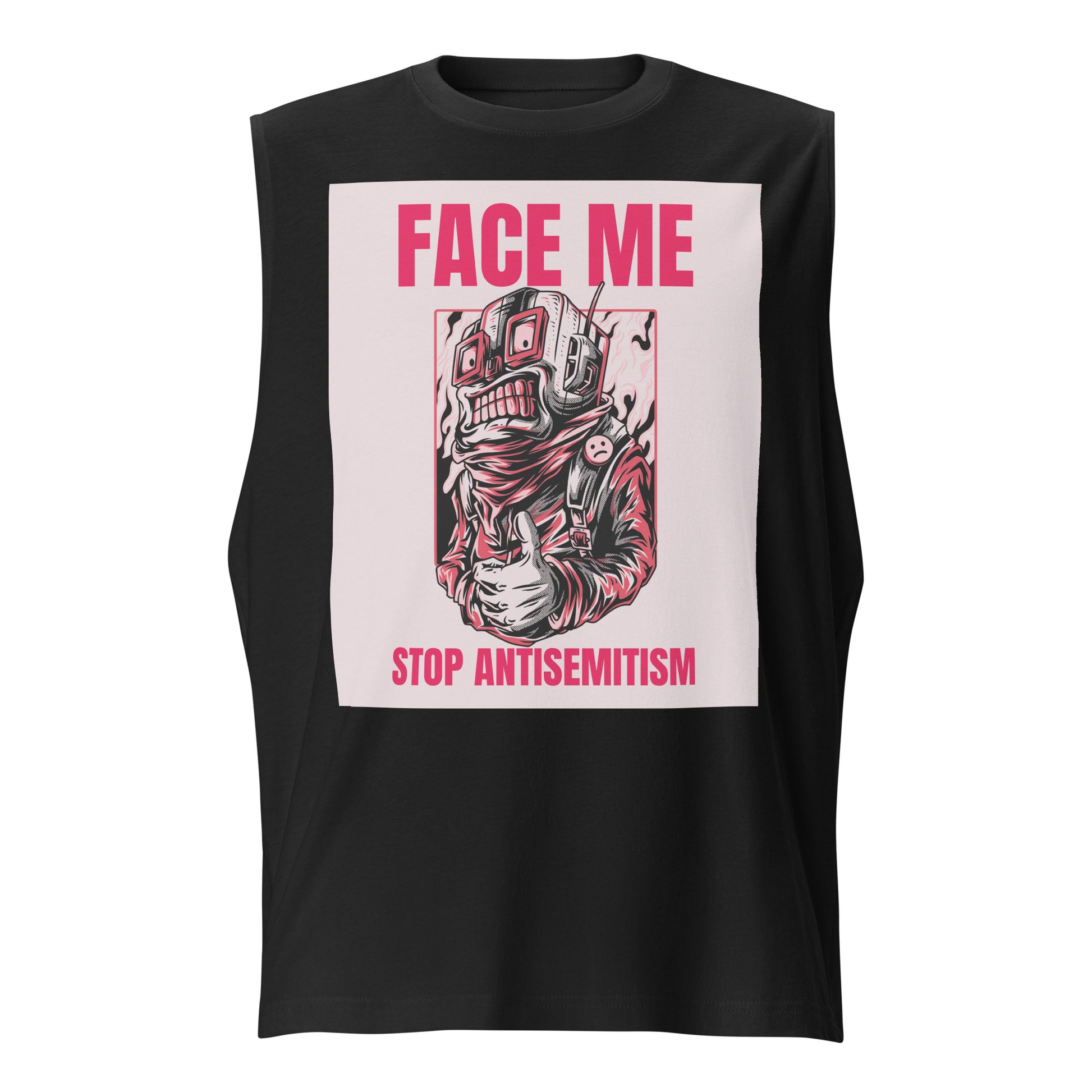Facemask-Gangsta | Unisex Muscle Tank Top Jouparty