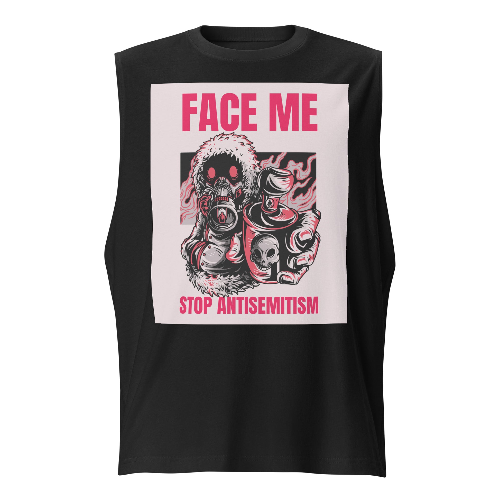Facemask-Gangsta | Unisex Muscle Tank Top Jouparty