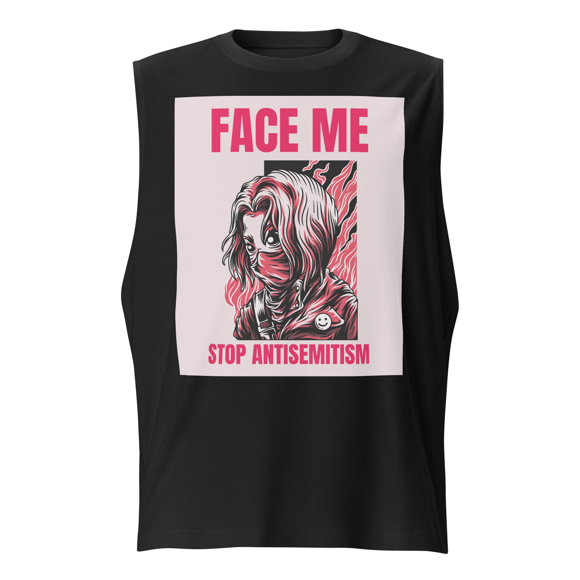 Facemask-Gangsta | Unisex Muscle Tank Top