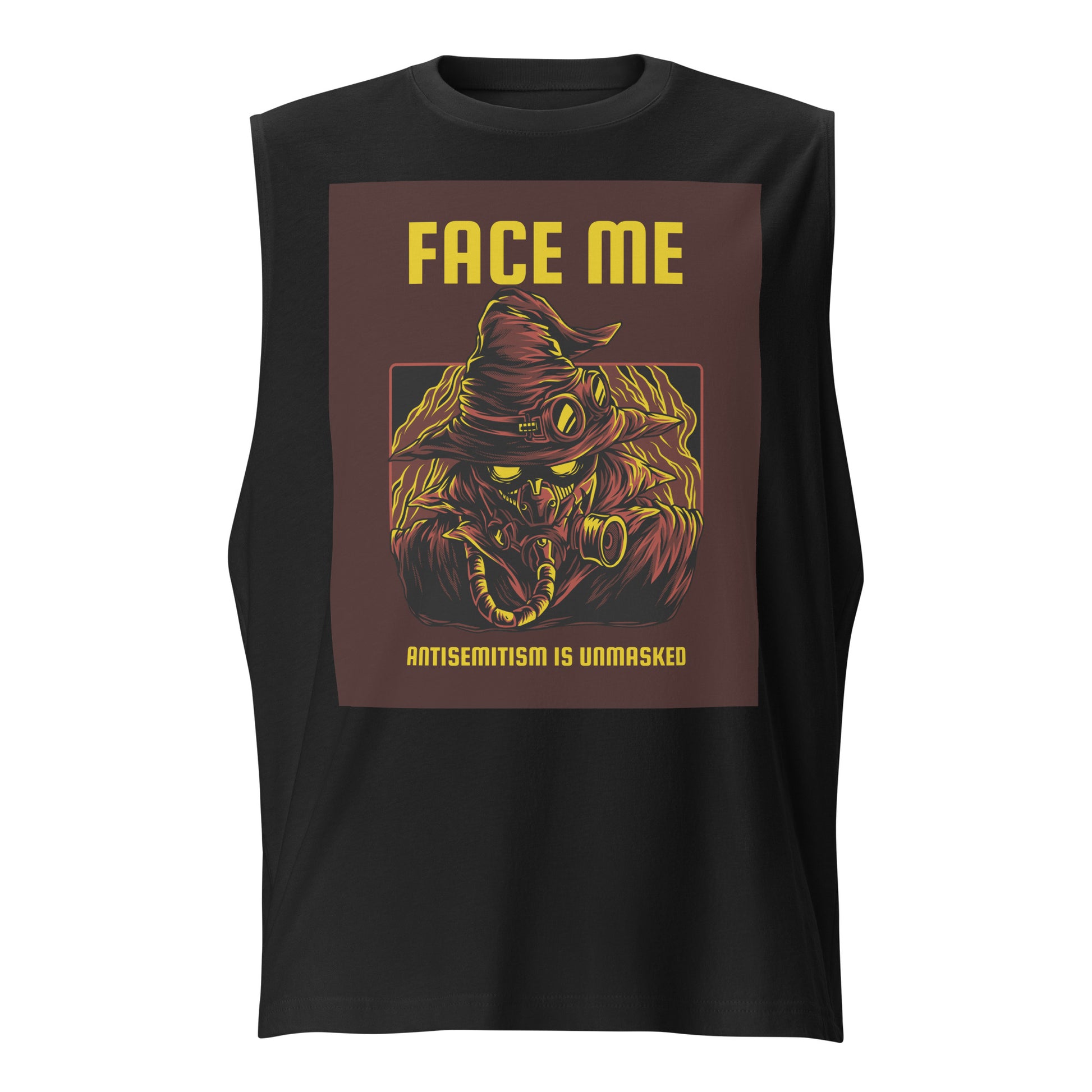 Unmasked Antisemitism | Unisex Muscle Tank Top Jouparty