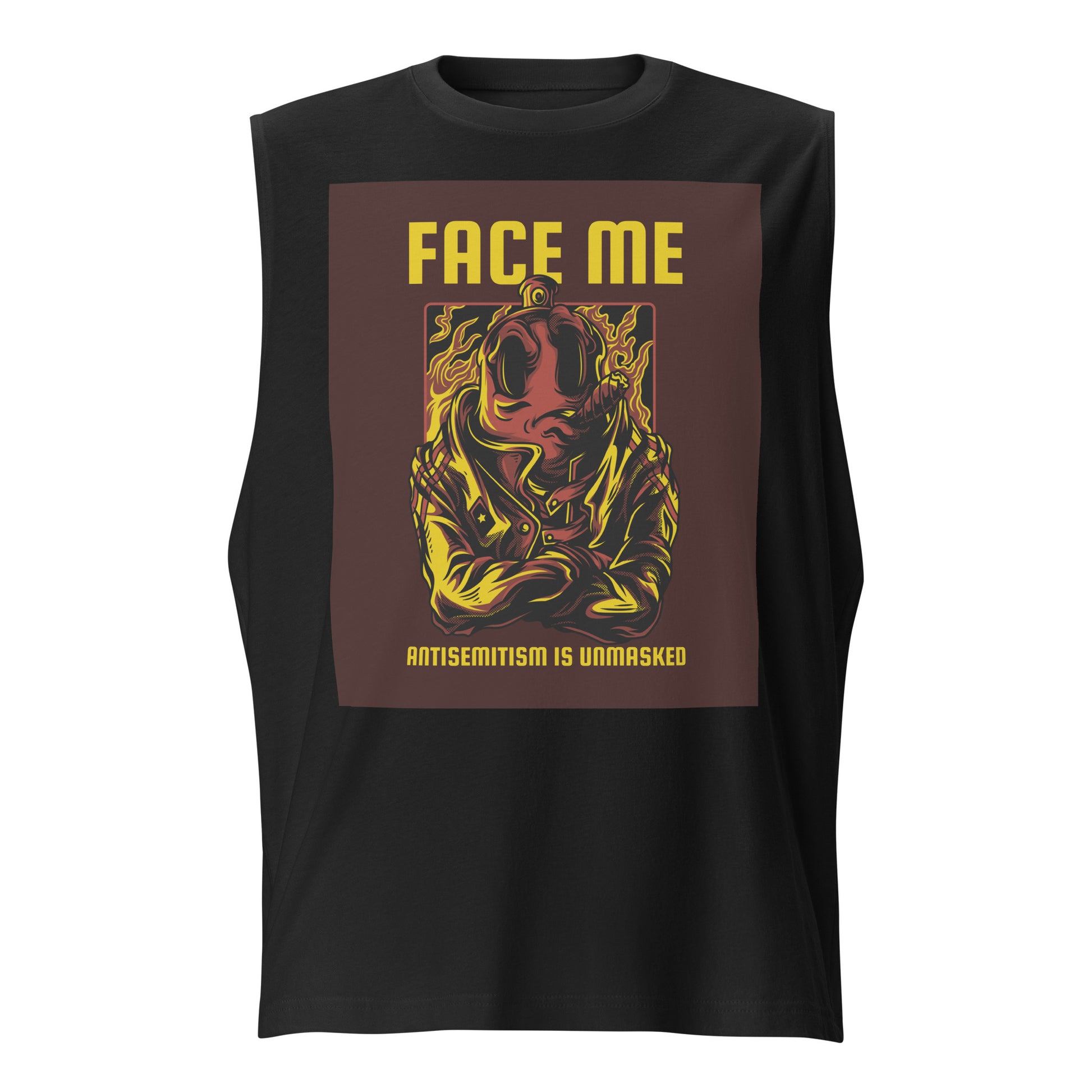 Unmasked Antisemitism | Unisex Muscle Tank Top
