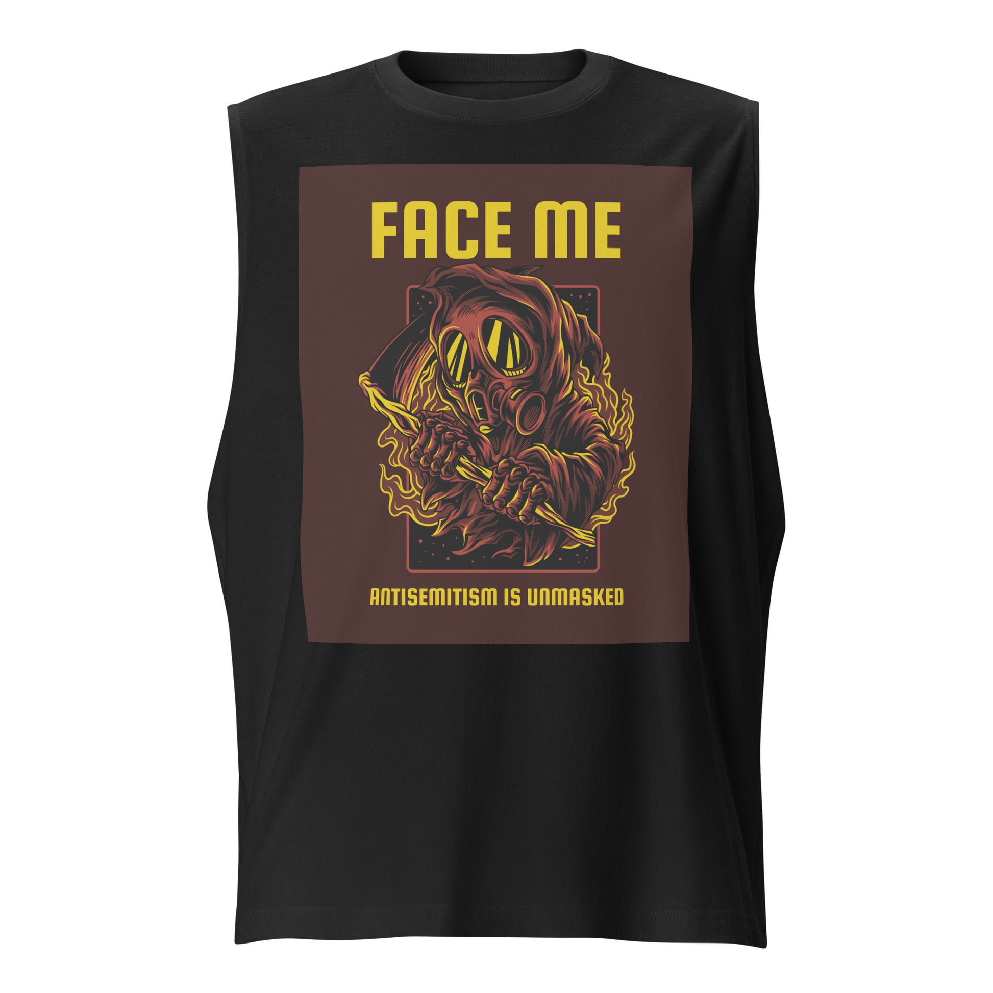 Unmasked Antisemitism | Unisex Muscle Tank Top