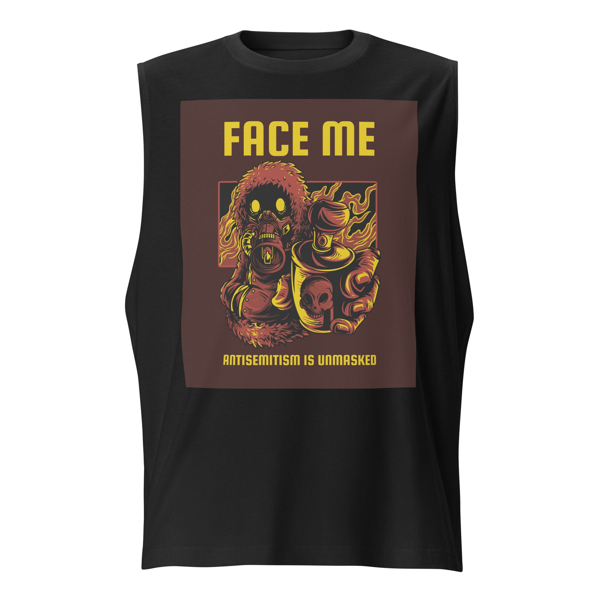 Unmasked Antisemitism | Unisex Muscle Tank Top