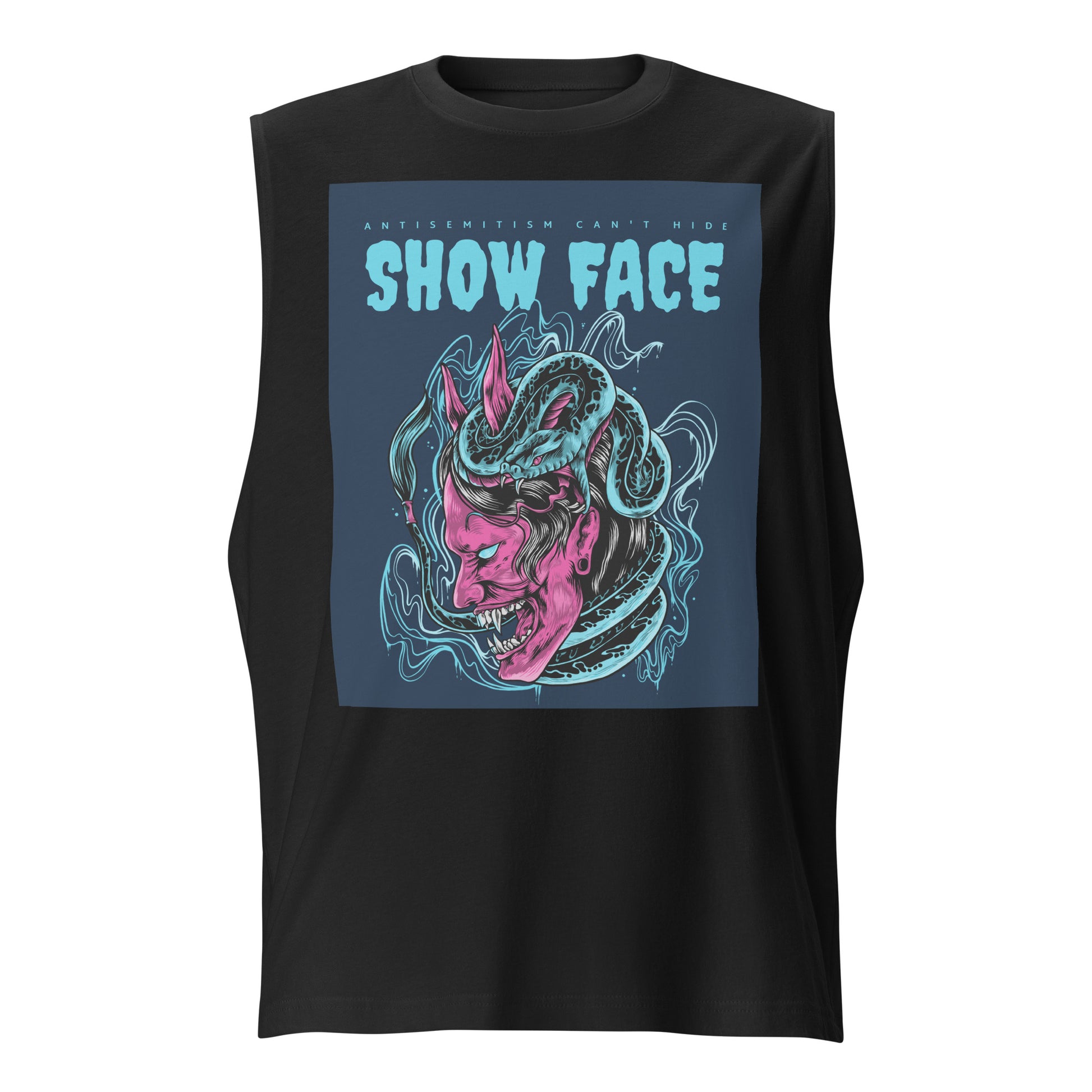 Show Face | Antisemitism Can't Hide | Unisex Muscle Tank Top