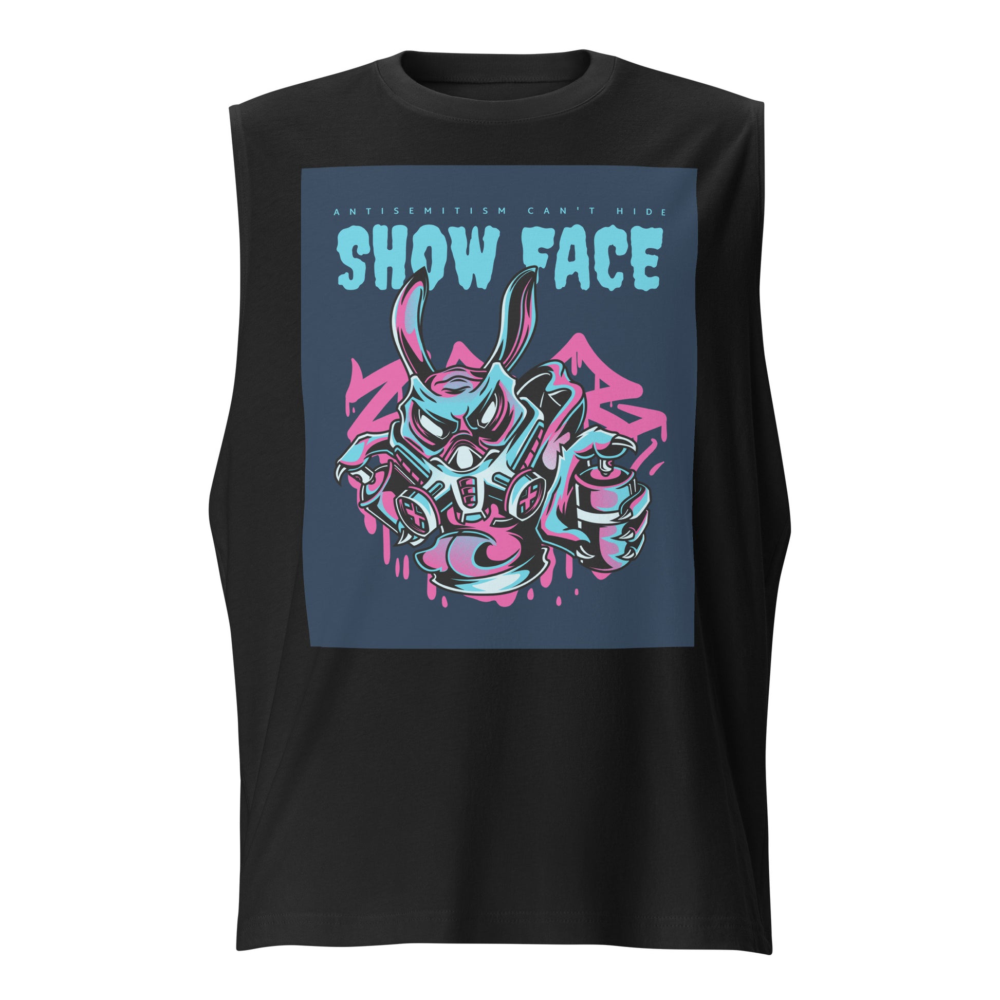 Show Face | Antisemitism Can't Hide | Unisex Muscle Tank Top