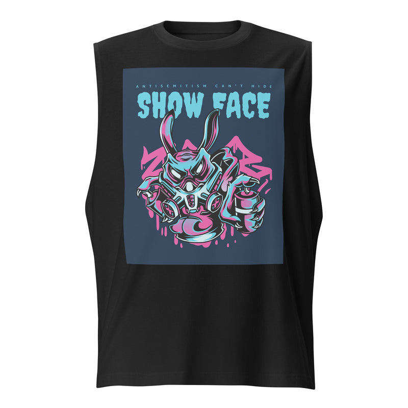 Show Face | Antisemitism Can't Hide | Unisex Muscle Tank Top