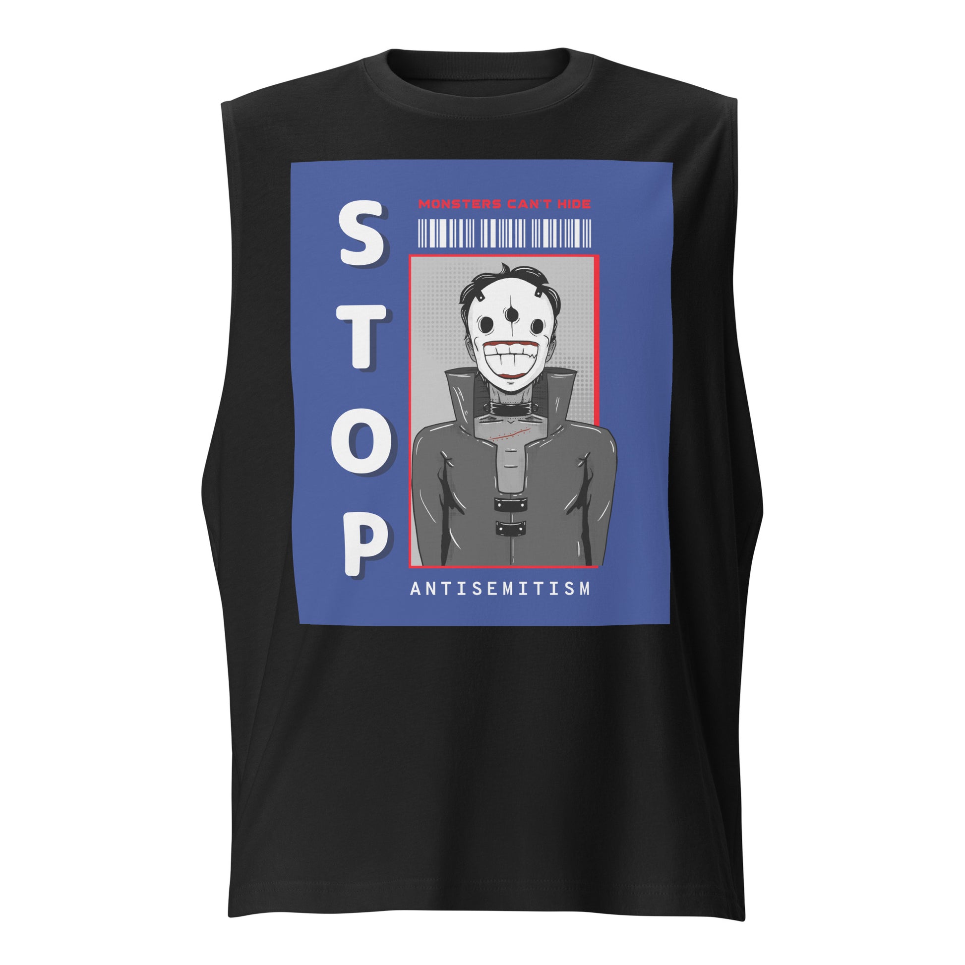 Monsters Can't Hide | Antisemitism | Unisex Muscle Tank Top