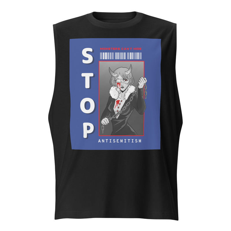 Monsters Can't Hide | Antisemitism | Unisex Muscle Tank Top