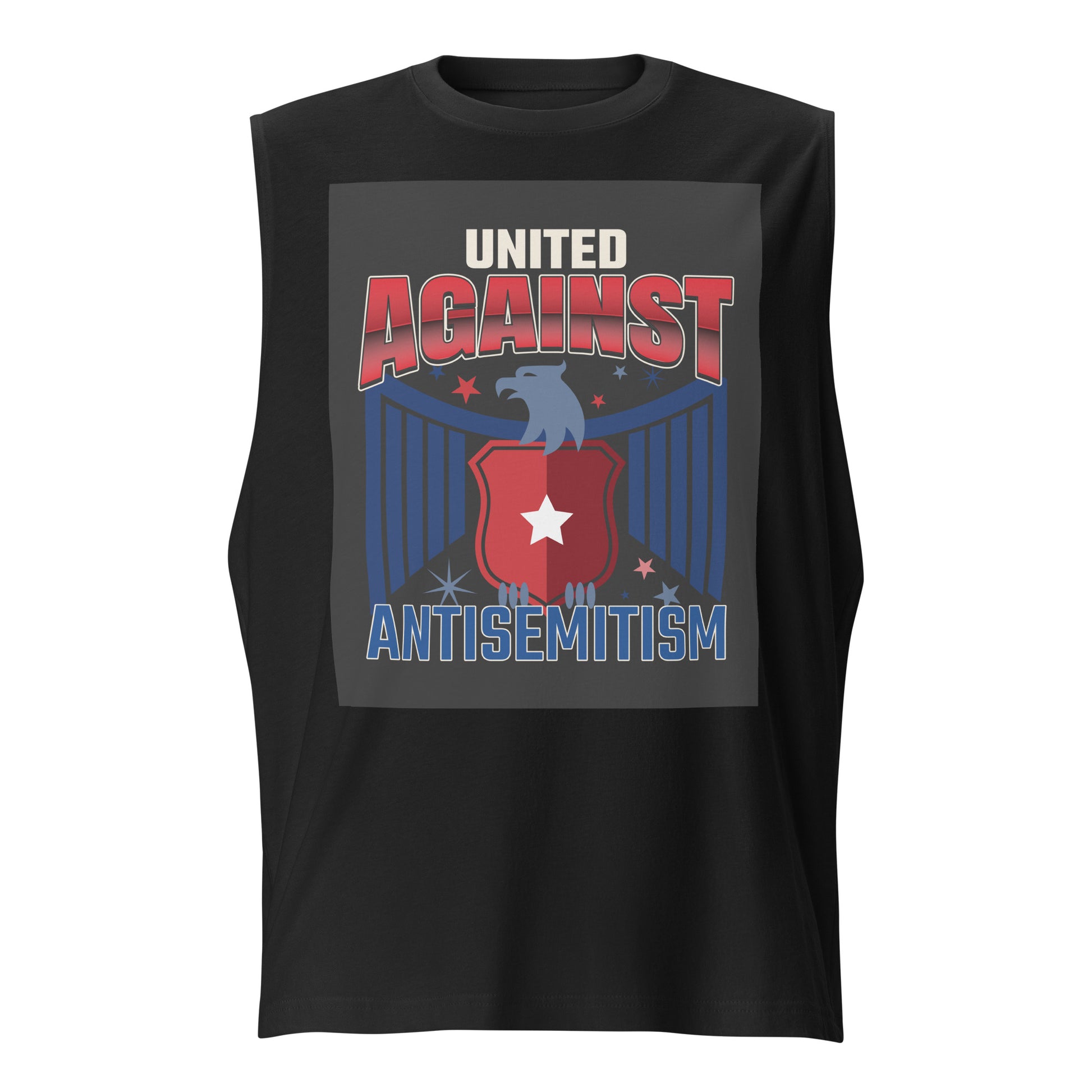 USA Edition | United Against Antisemitism | Unisex Muscle Tank Top