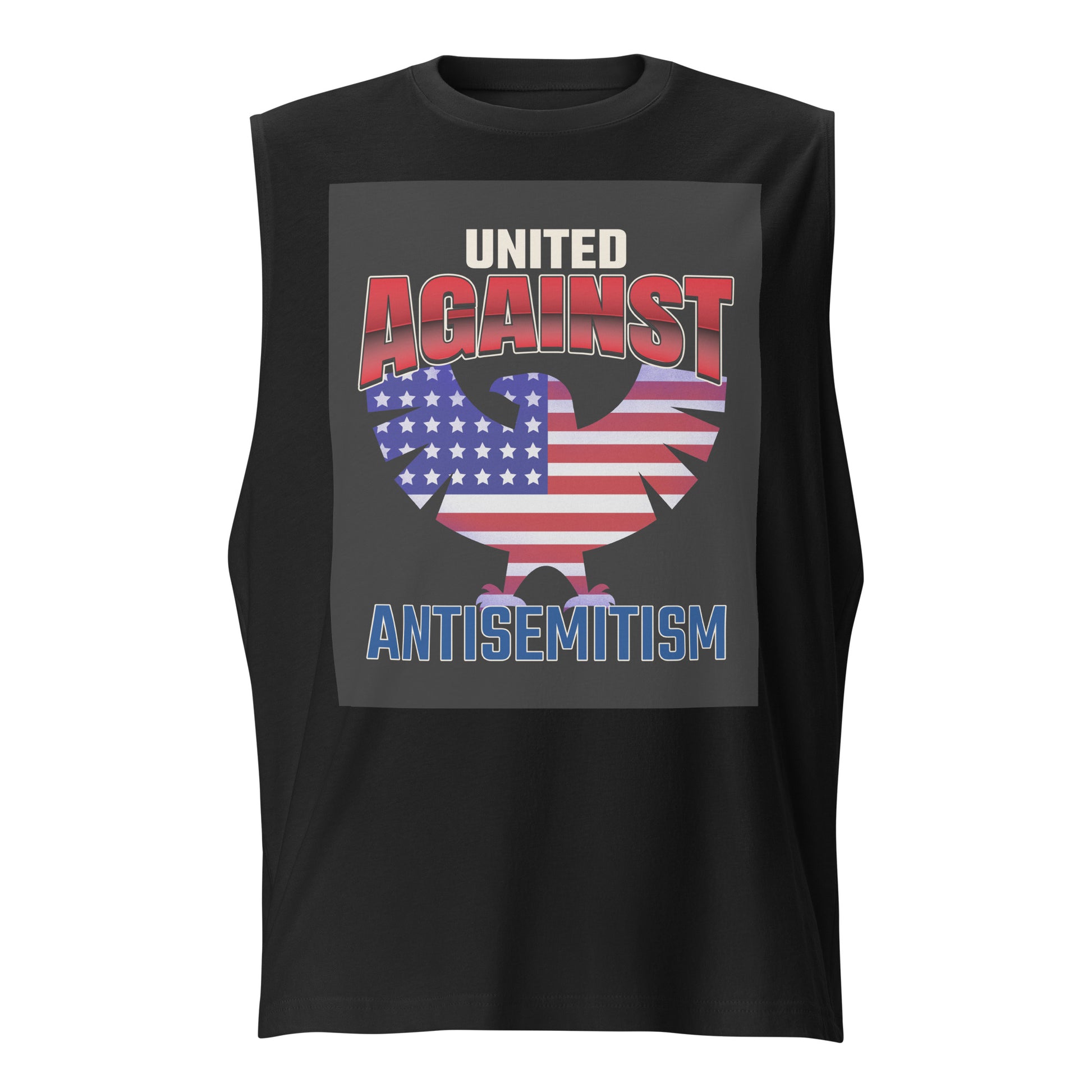 USA Edition | United Against Antisemitism | Unisex Muscle Tank Top Jouparty
