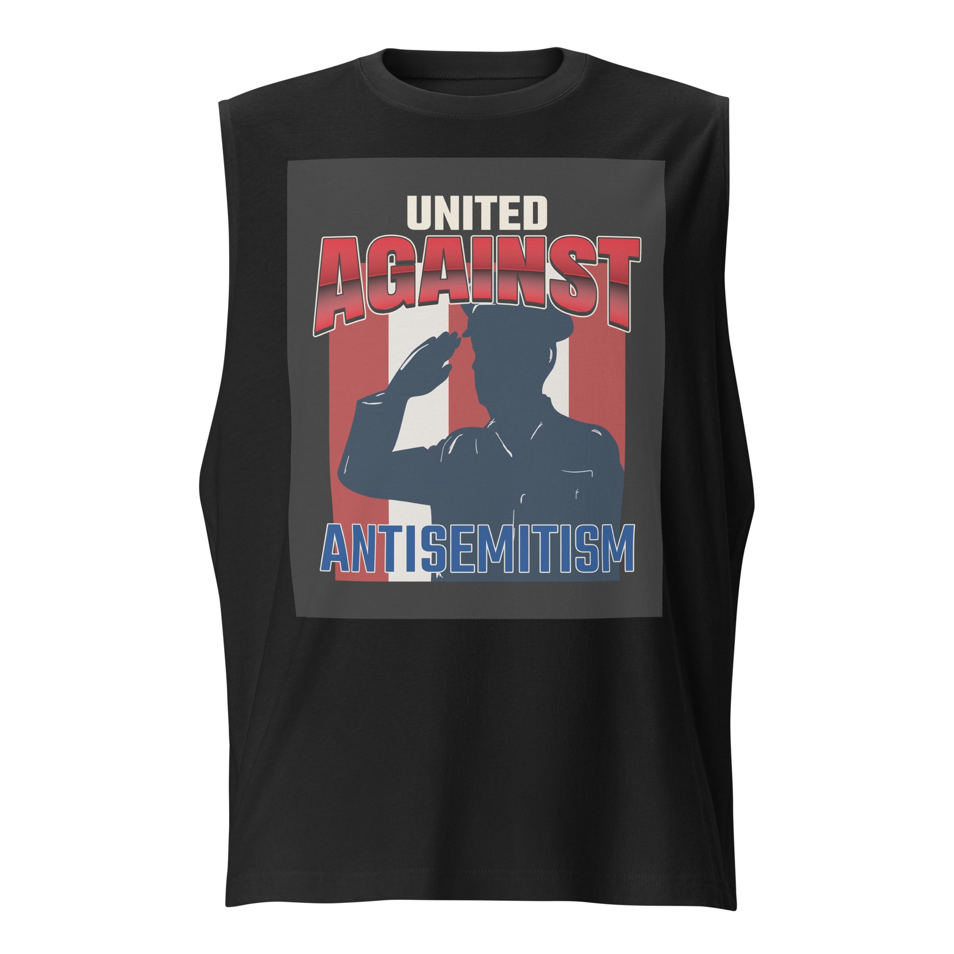 USA Edition | United Against Antisemitism | Unisex Muscle Tank Top Jouparty