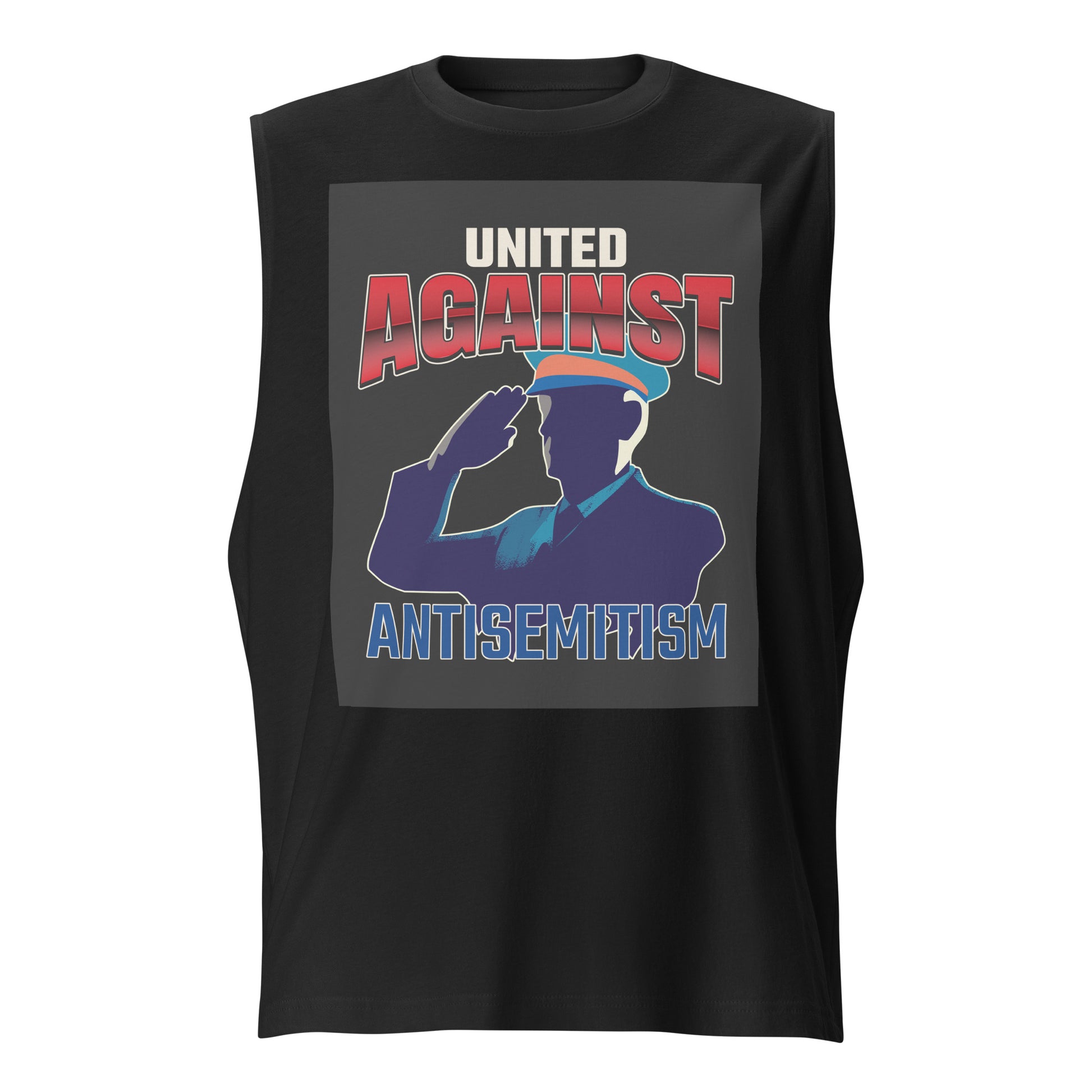 USA Edition | United Against Antisemitism | Unisex Muscle Tank Top Jouparty