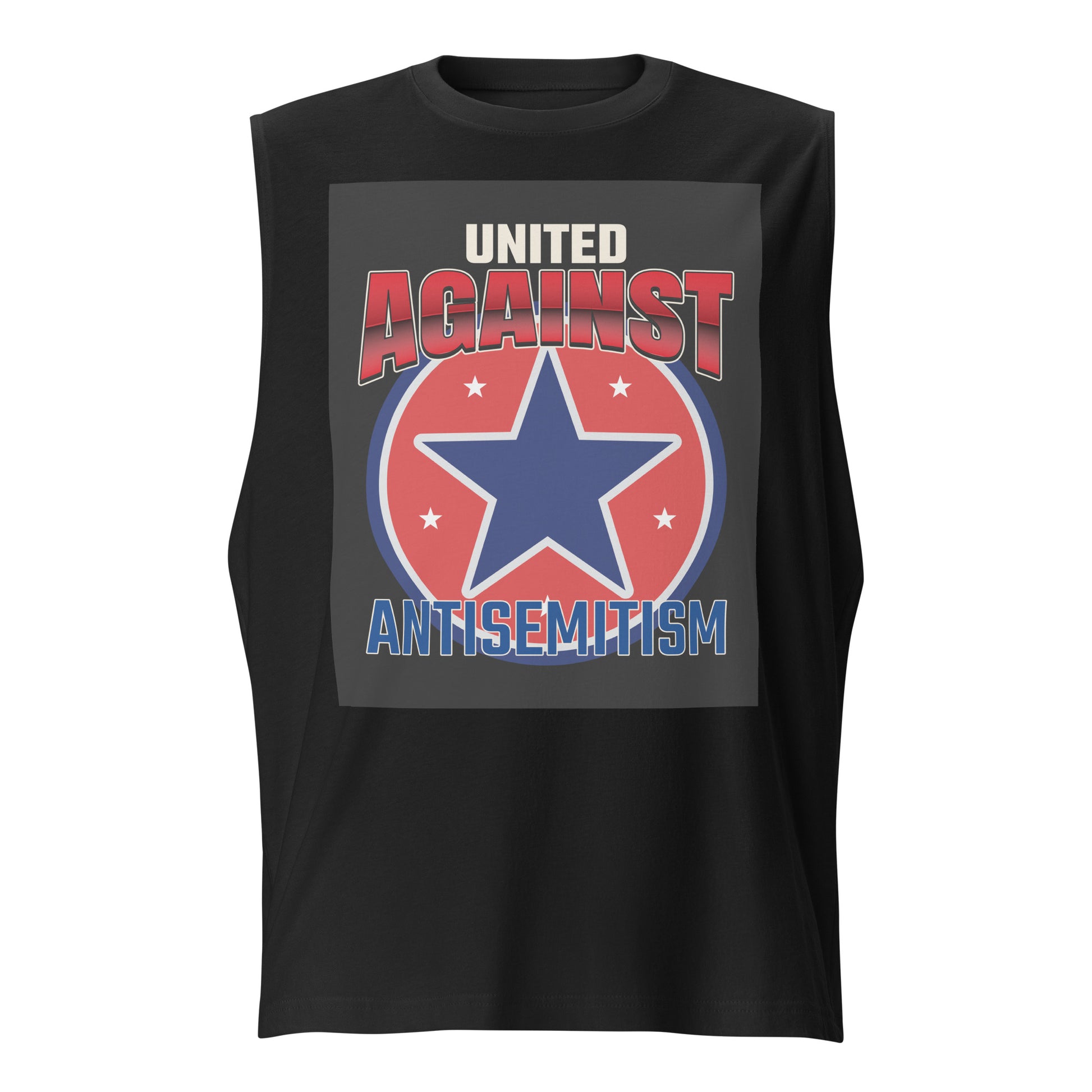 USA Edition | United Against Antisemitism | Unisex Muscle Tank Top Jouparty