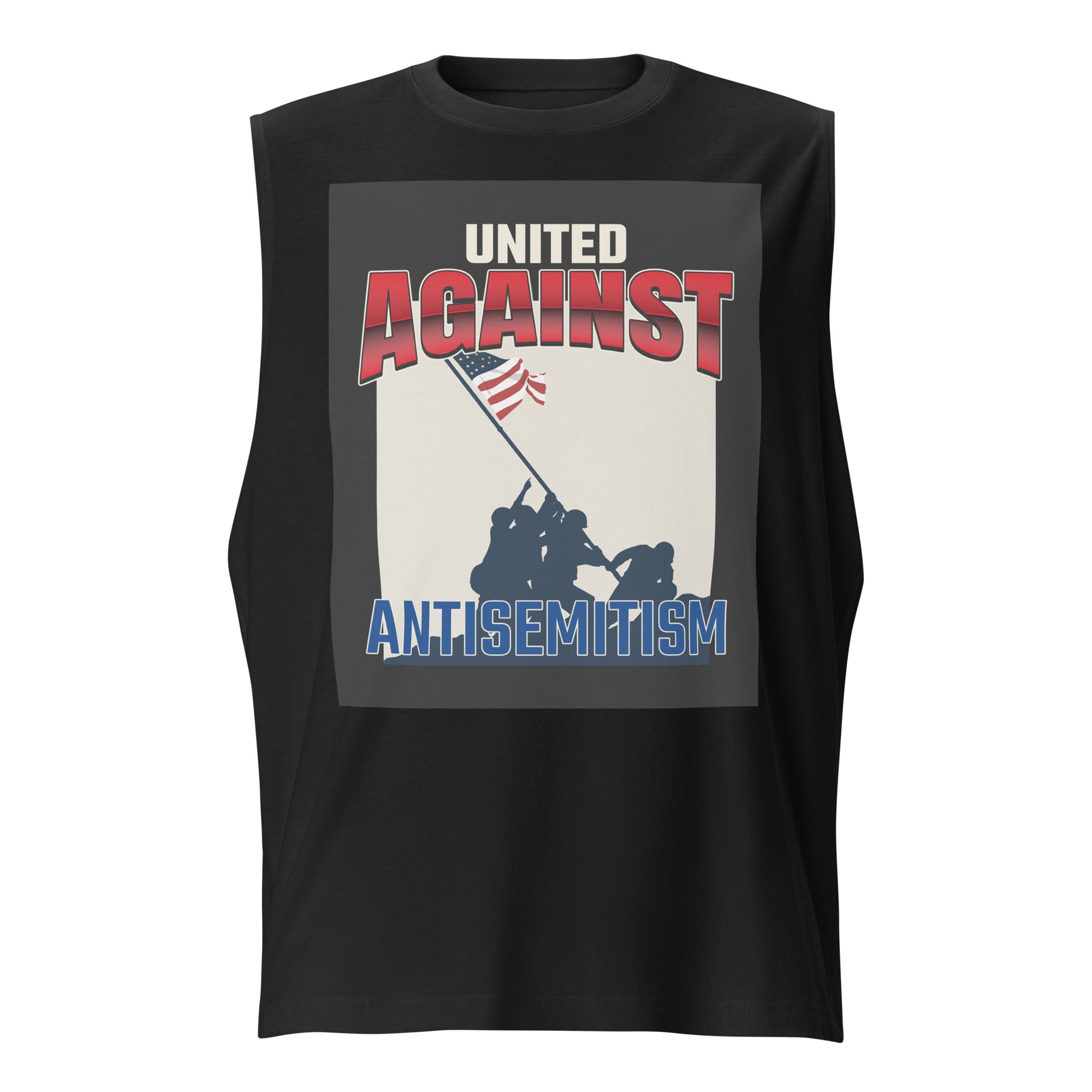 USA Edition | United Against Antisemitism | Unisex Muscle Tank Top Jouparty