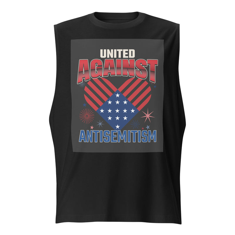 USA Edition | United Against Antisemitism | Unisex Muscle Tank Top