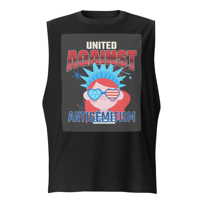 USA Edition | United Against Antisemitism | Unisex Muscle Tank Top