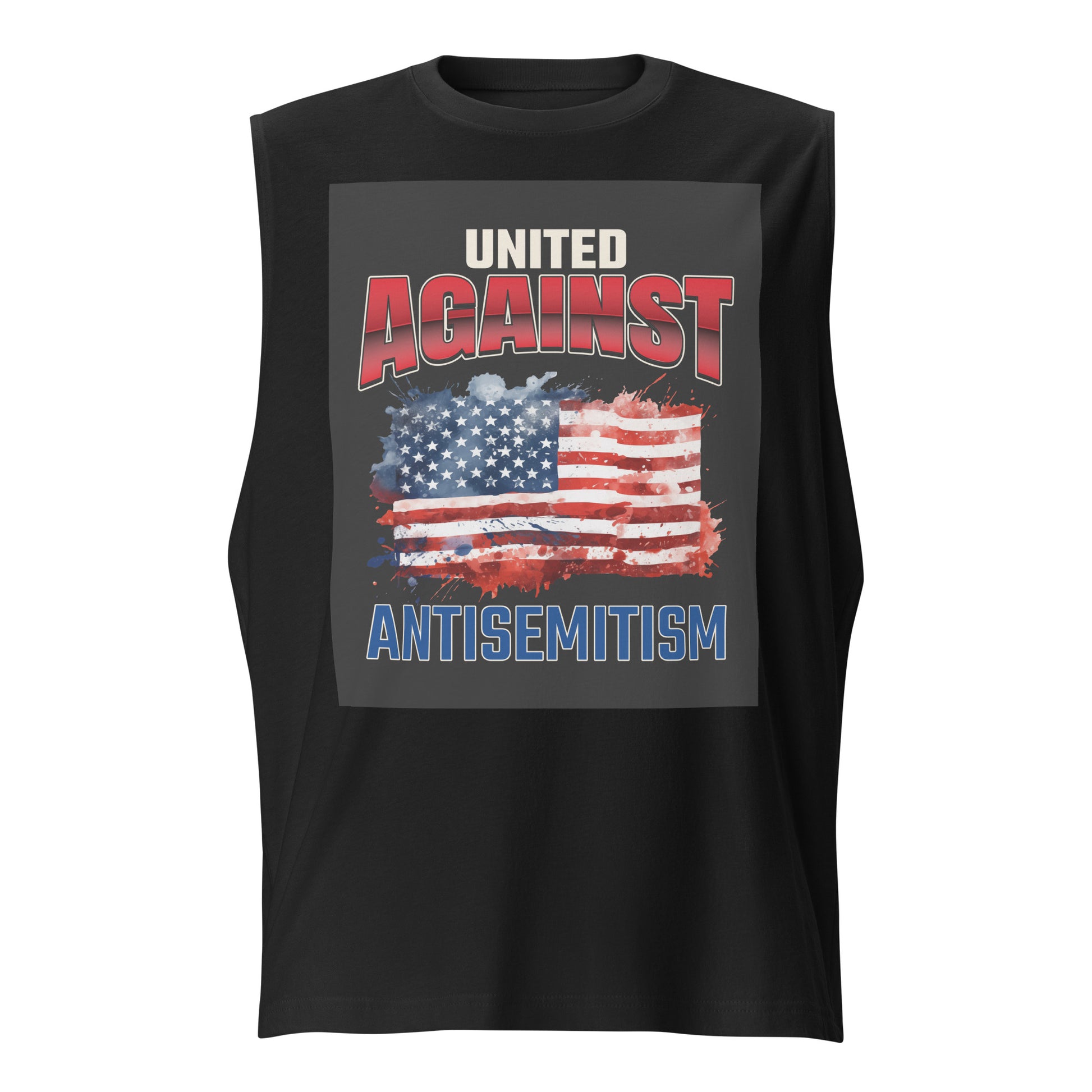 USA Edition | United Against Antisemitism | Unisex Muscle Tank Top