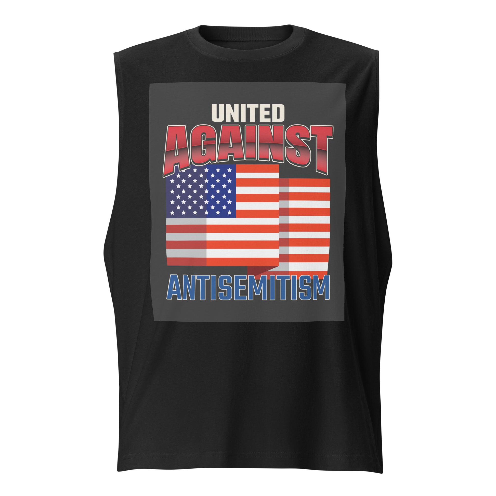 USA Edition | United Against Antisemitism | Unisex Muscle Tank Top Jouparty